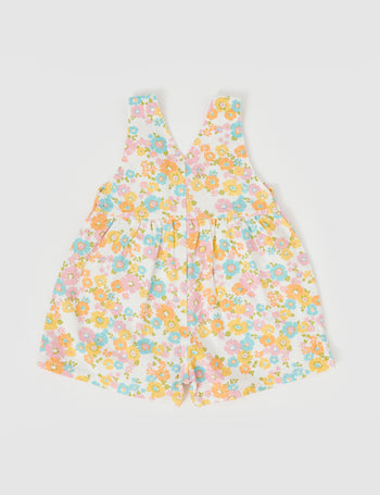 Sara Shortalls Flower Child Yellow Multi