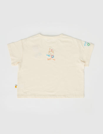 Navy's Summer Embroidered T-Shirt