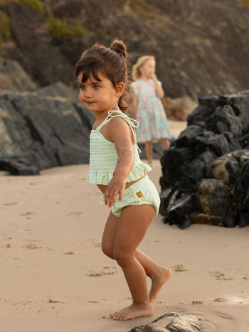 The Gingham Daisy Bikini Set
