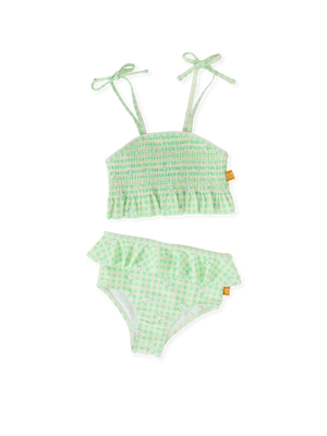 The Gingham Daisy Bikini Set
