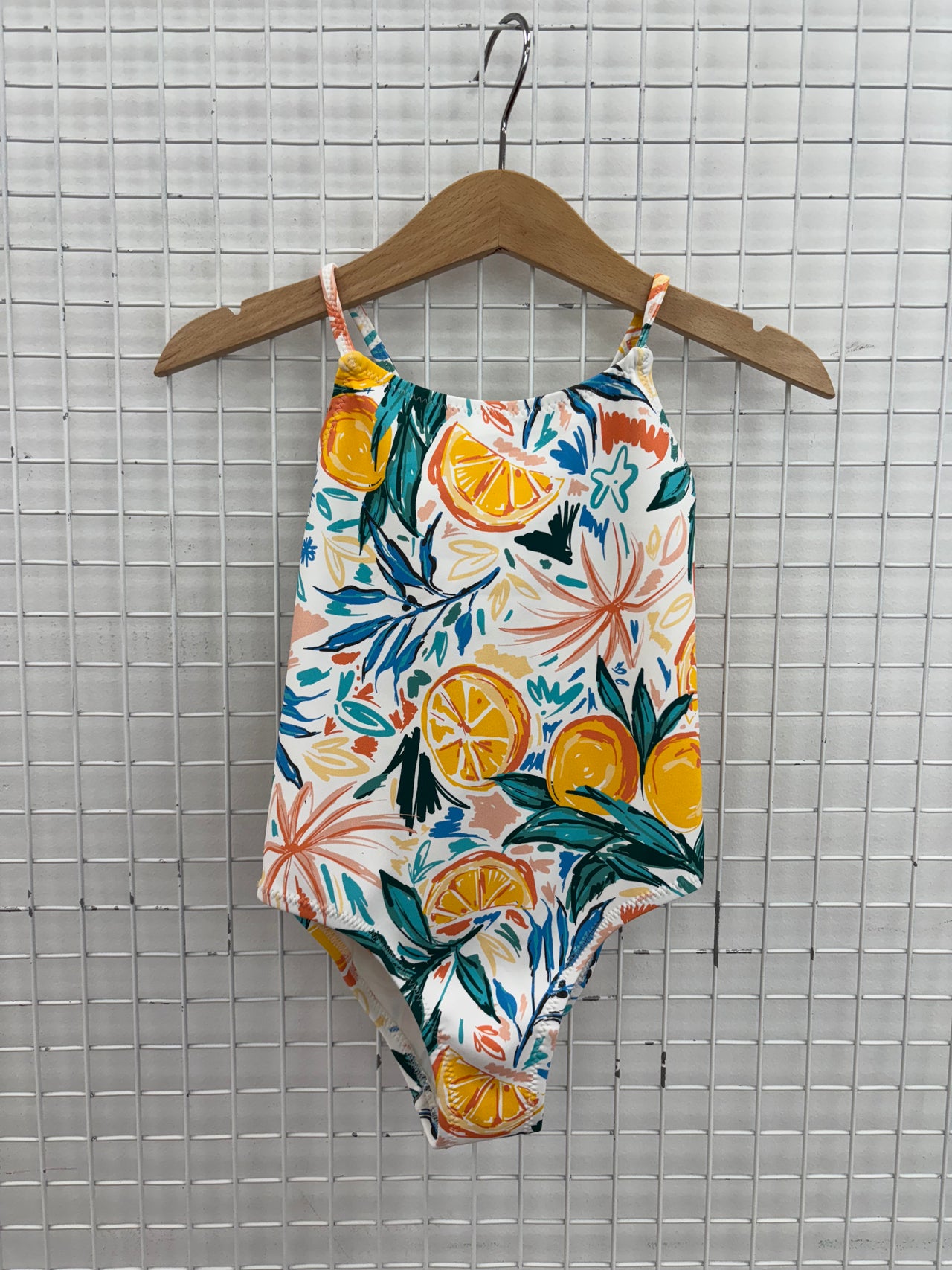 ORANGE ORCHARD CROSS BACK BATHERS
