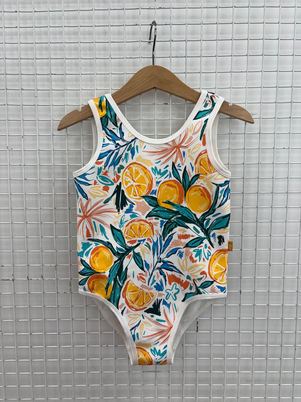 ORANGE ORCHARD SCOOP BACK BATHERS - 5Y