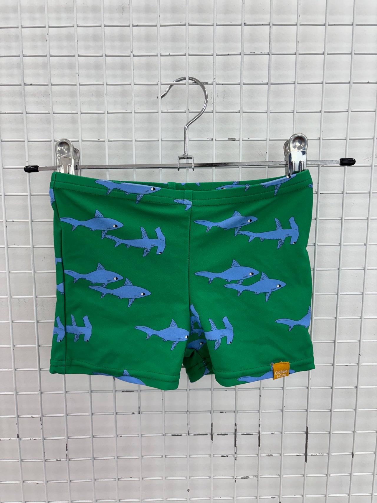 SHARKS SWIM SHORTIES - GREEN