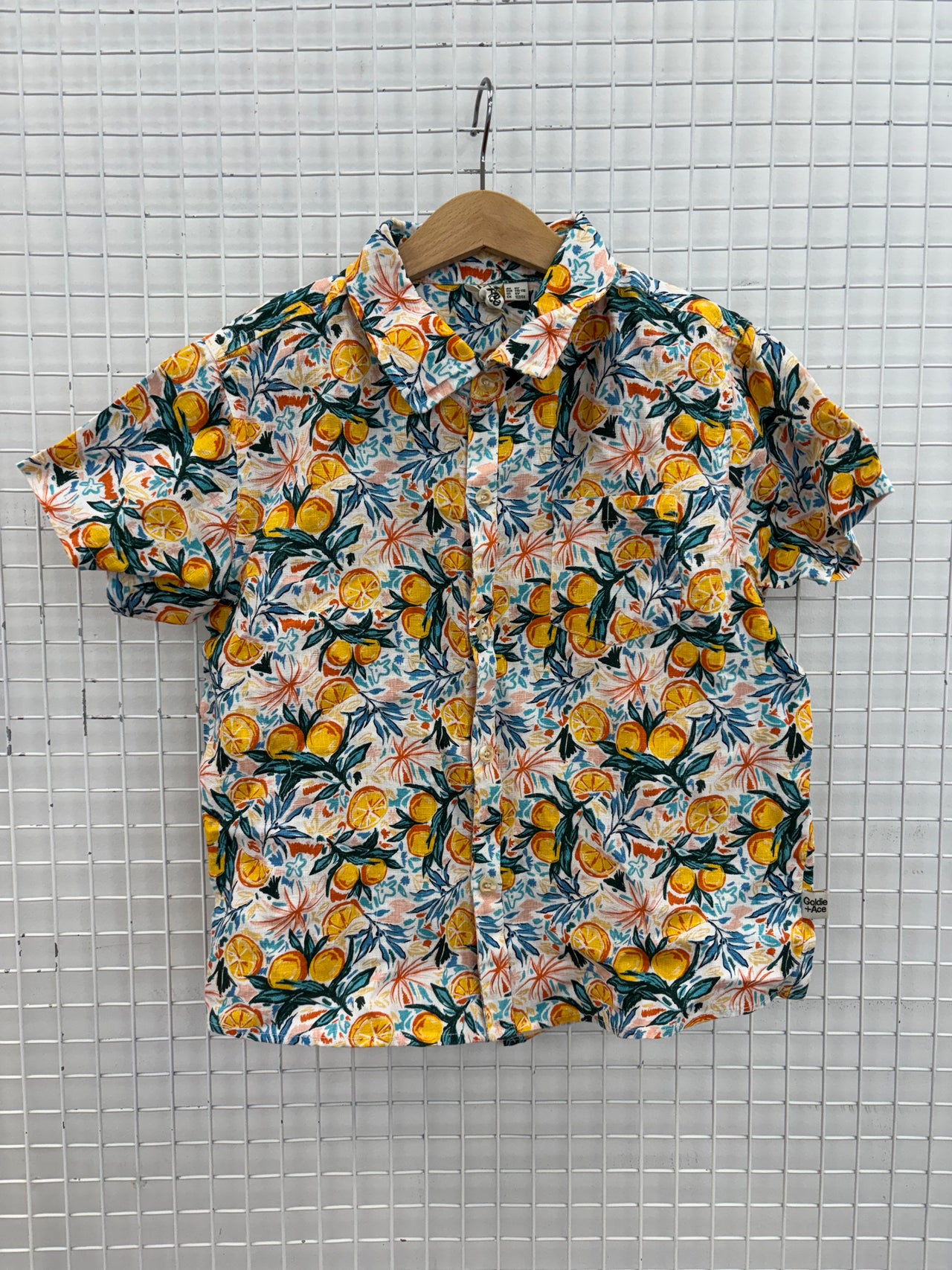LINEN SHIRT ORANGE ORCHARD - 6Y