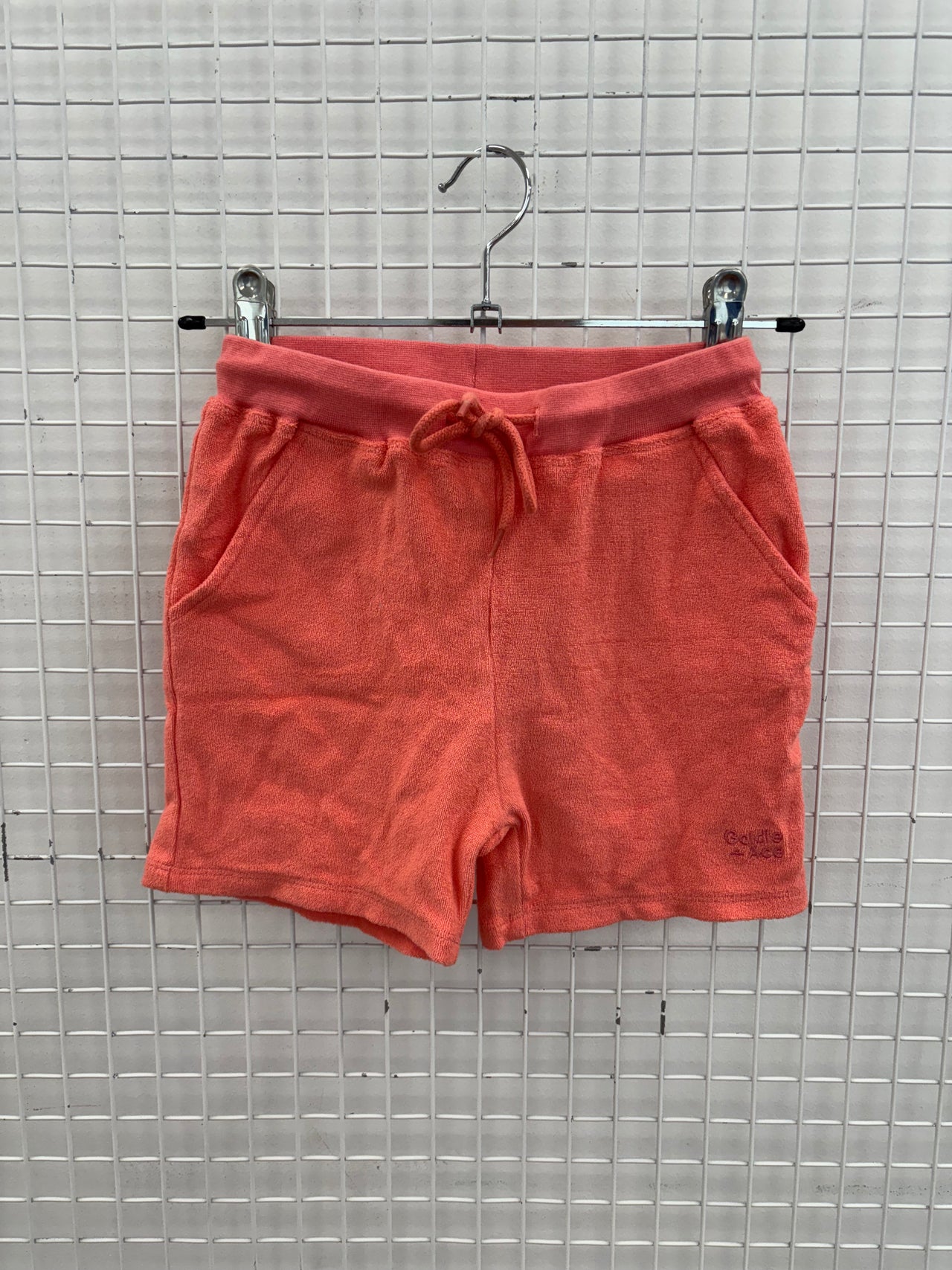 TERRY TOWELLING SHORTS FLAMINGO PINK - 5Y