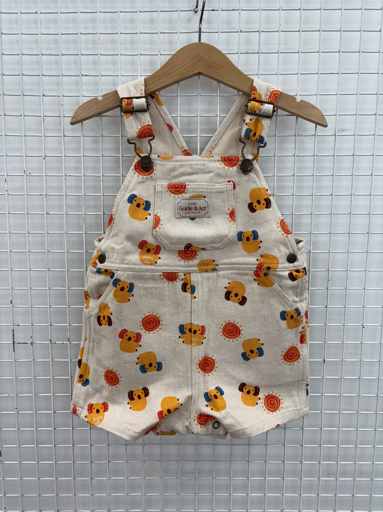 BURTON DENIM KOALA OVERALLS