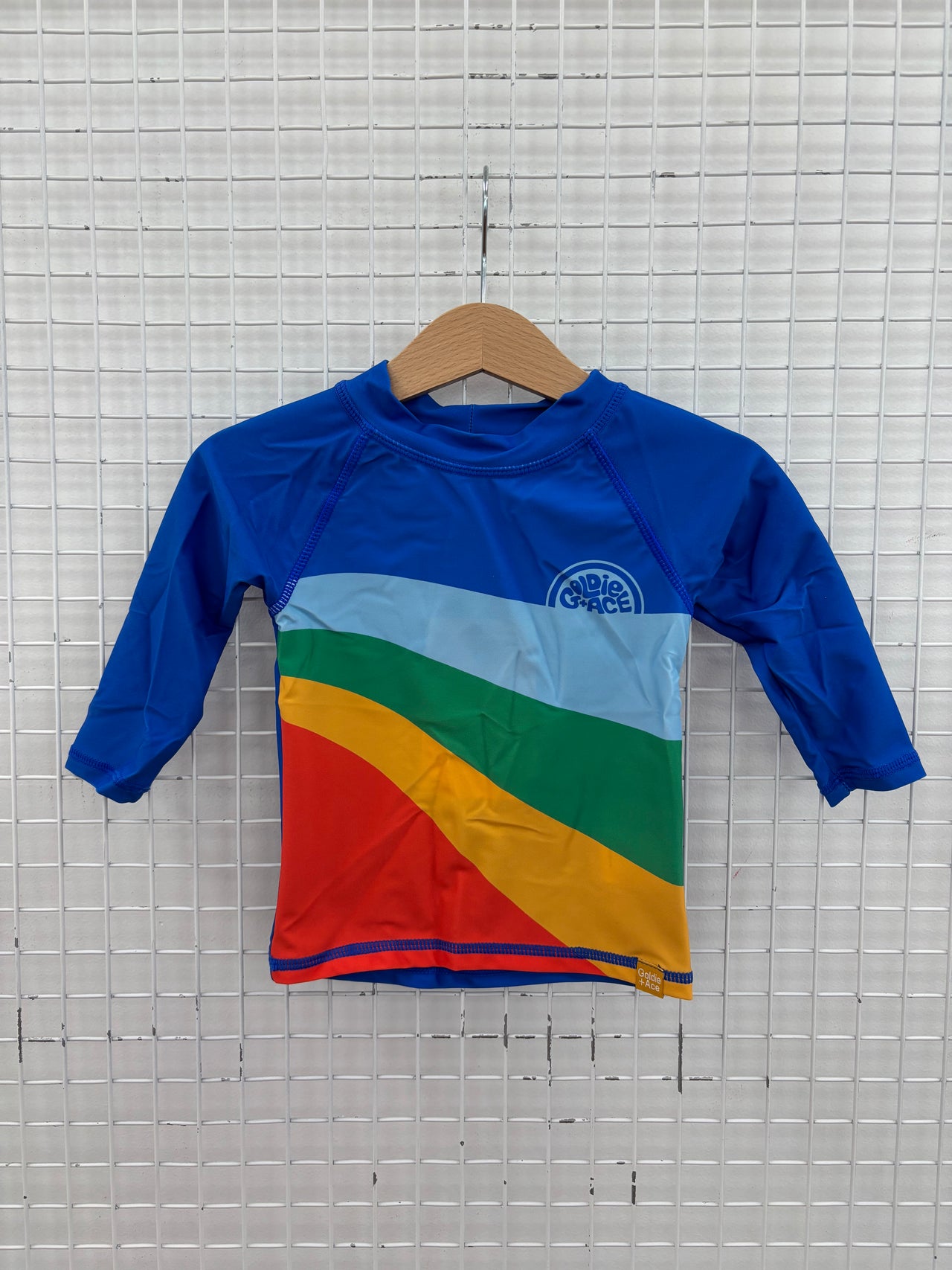 RIDE THE WAVE RASH VEST - BLUE