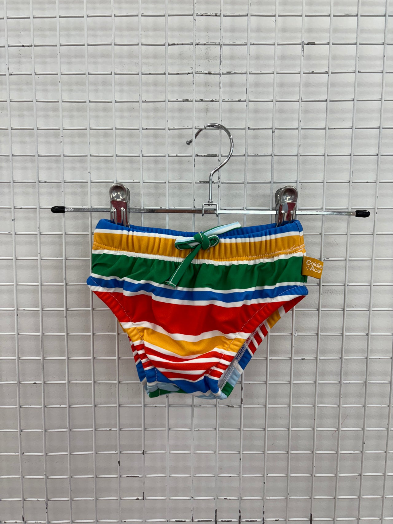 SWIM NAPPY BOLD STRIPE - 3-6M
