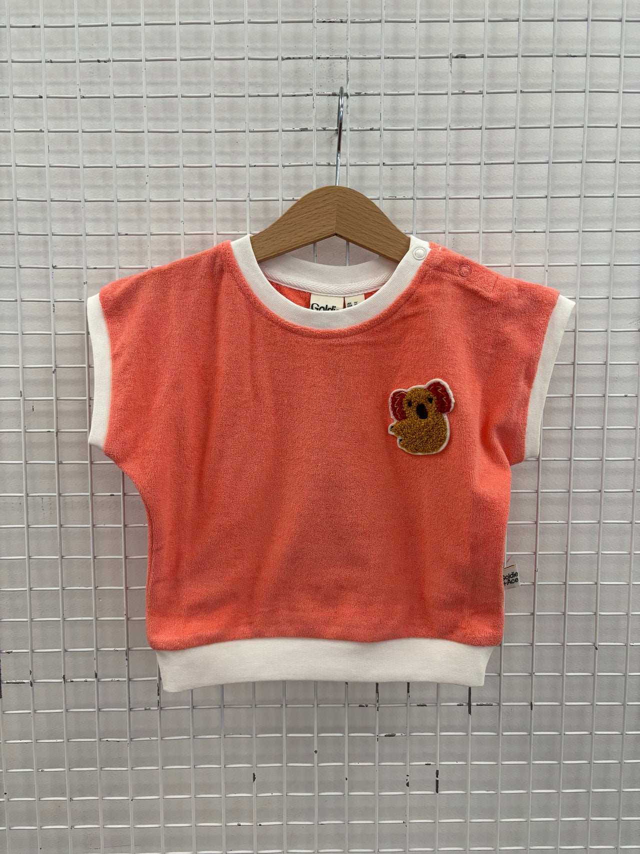 KOALA TERRY TOWELLING TEE - MELON