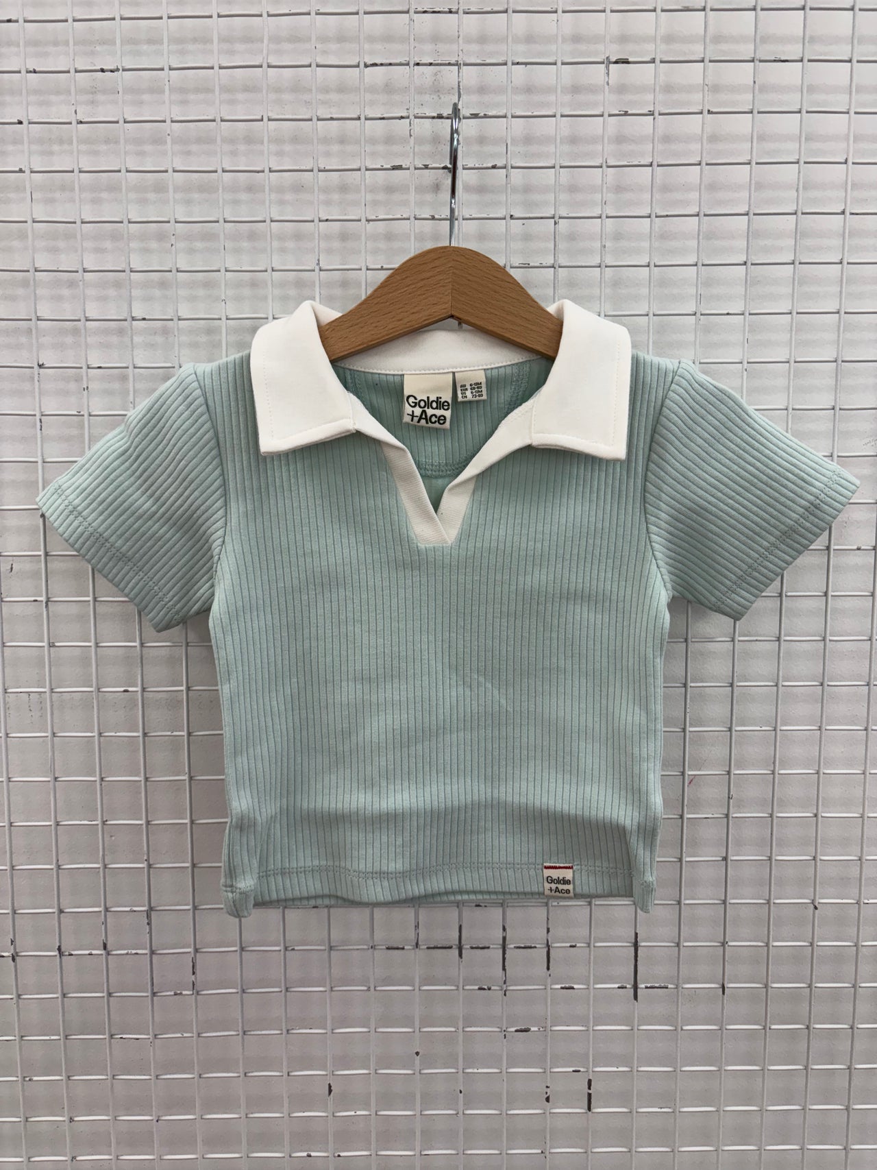 COLLARED T-SHIRT - LAGOON