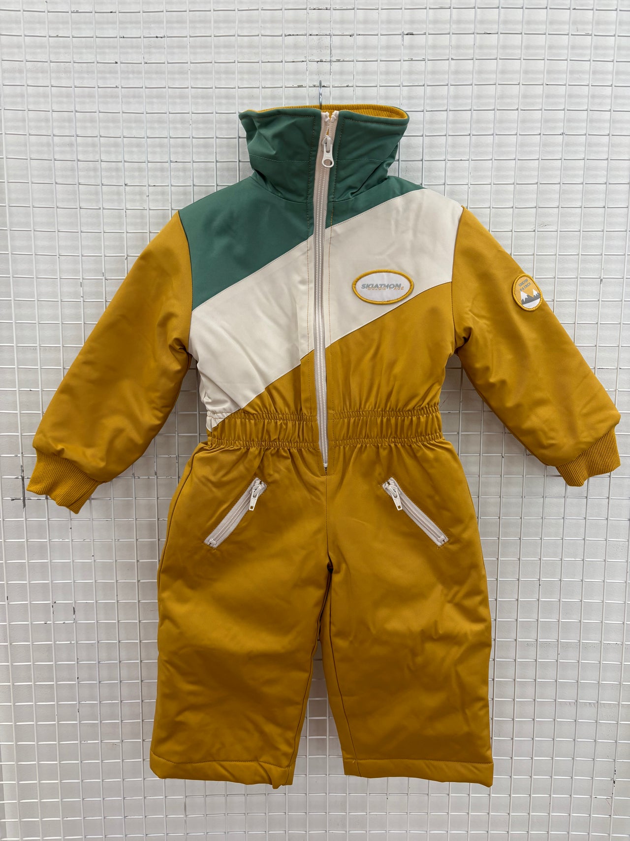 RETRO SNOWSUIT - MUSTARD