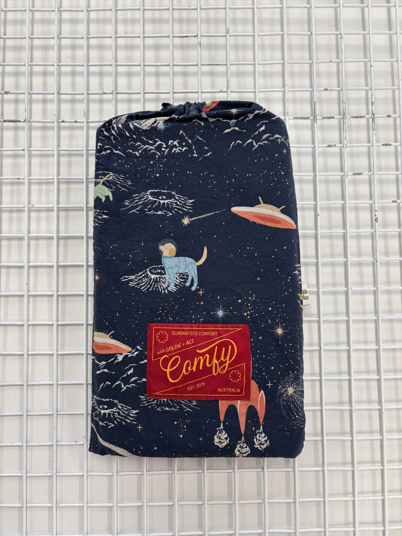 FITTED BASSINET SHEET - OUTER SPACE