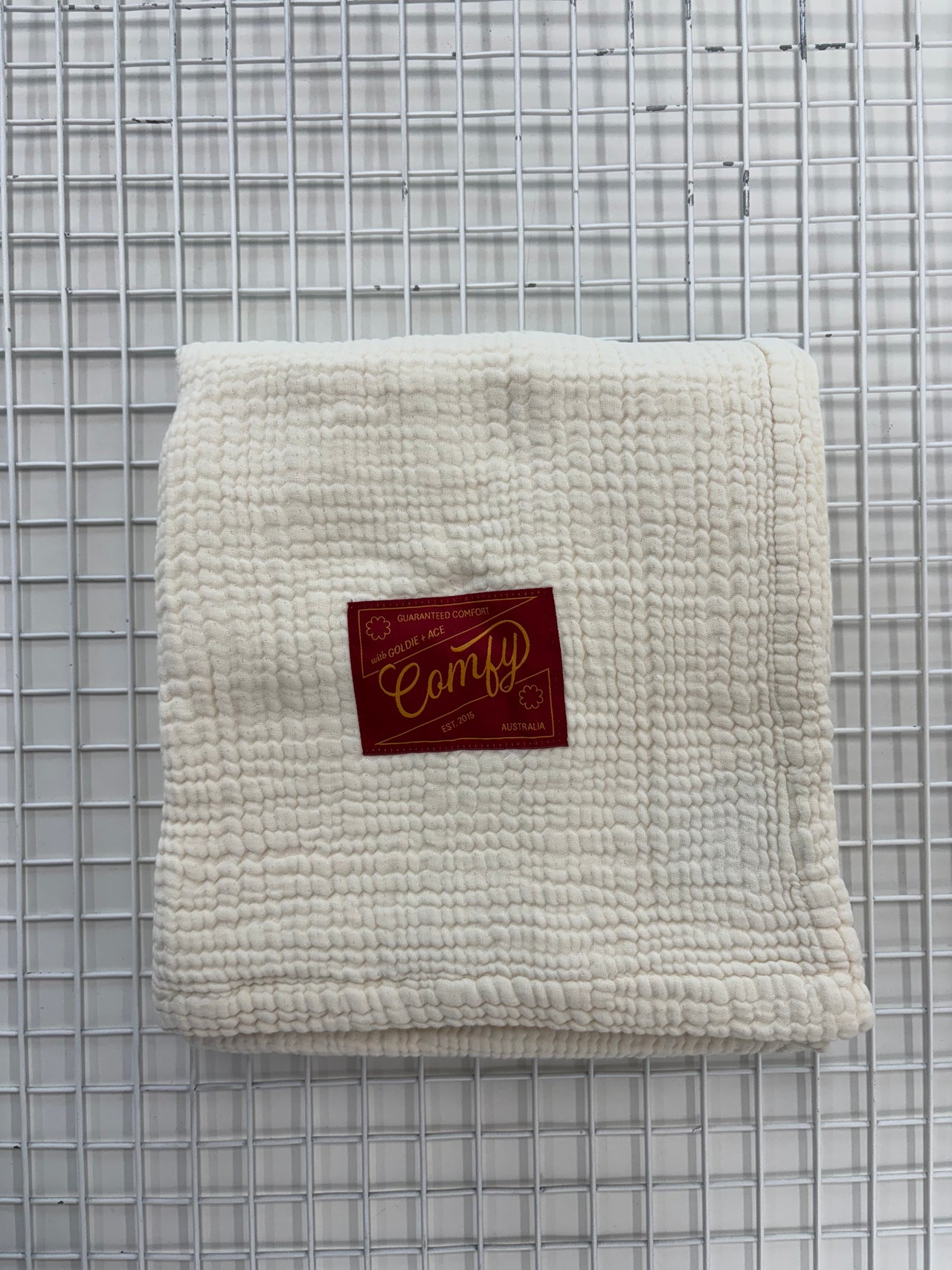 MADE IN PORTUGAL MUSLIN BLANKET - WHITE