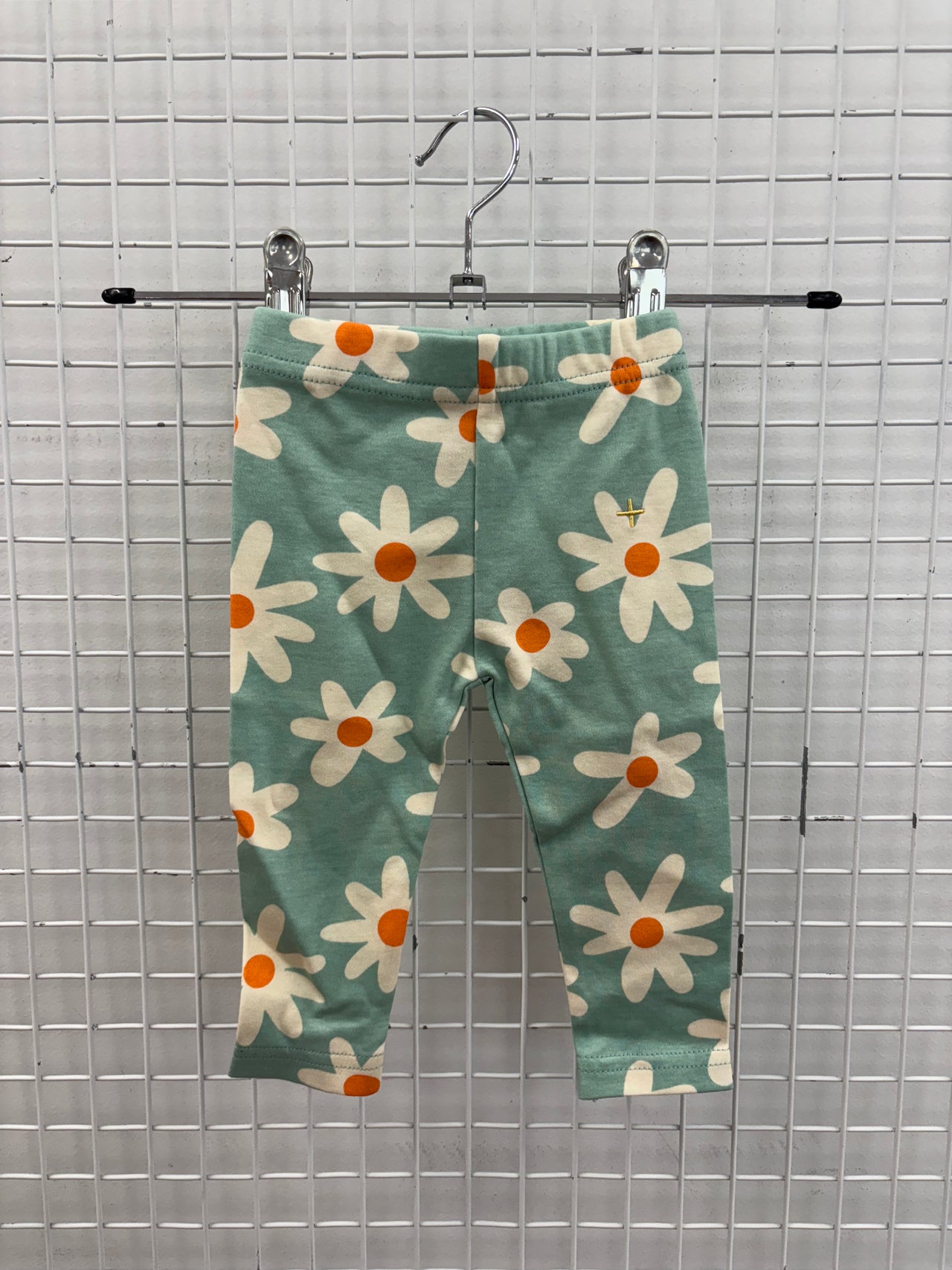 LEGGINGS DAISY MINT - 0-3M