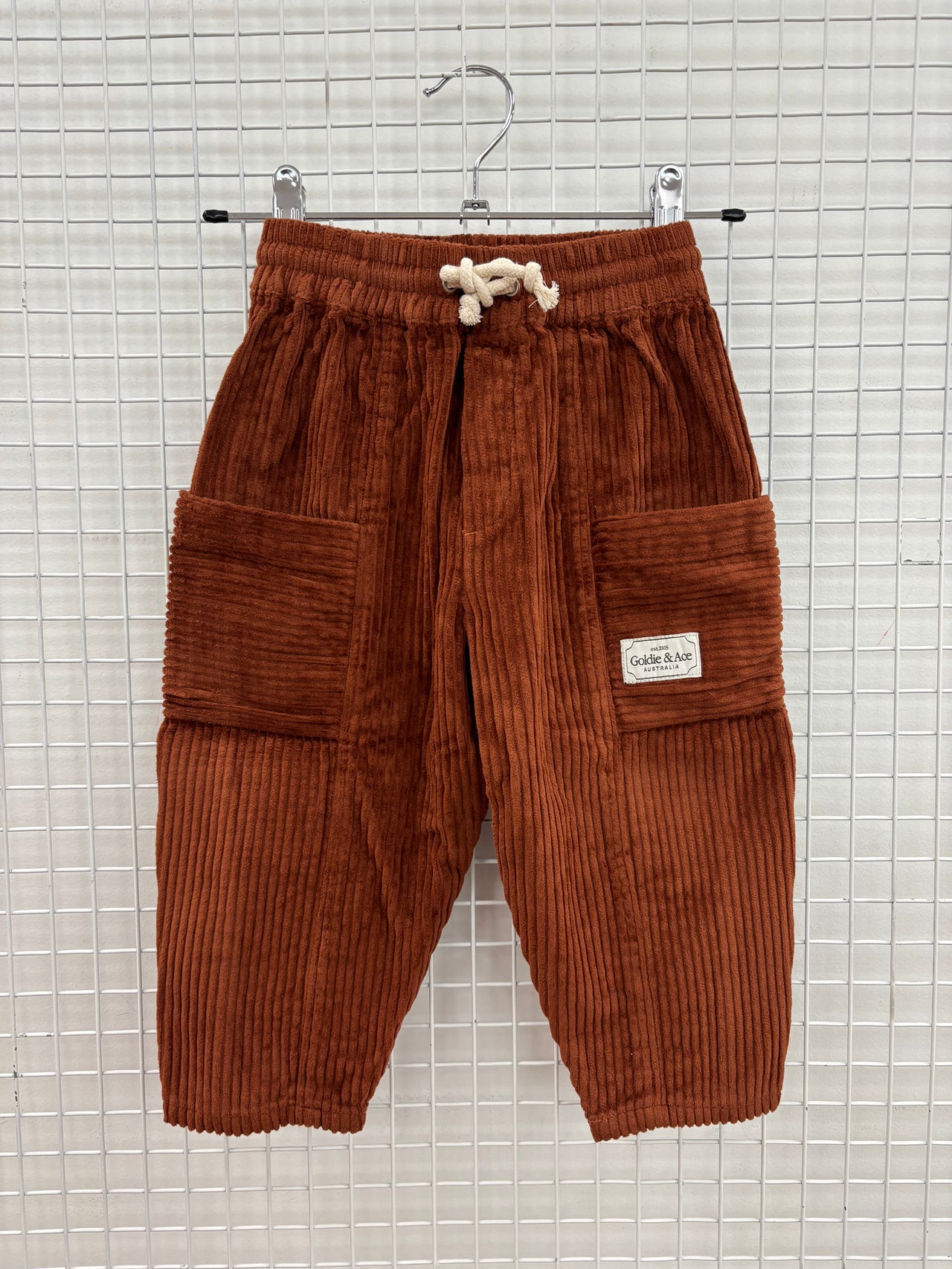 KIT CORDUROY POCKET PANT - CHOCOLATE