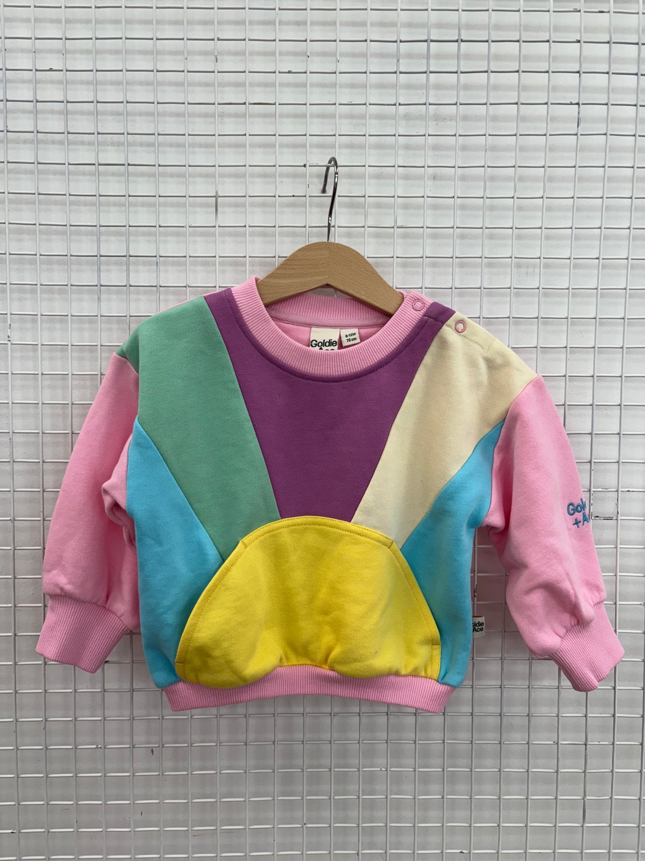 CATCHING SOME RAYS SWEATER PINK MULTI - 6-12M