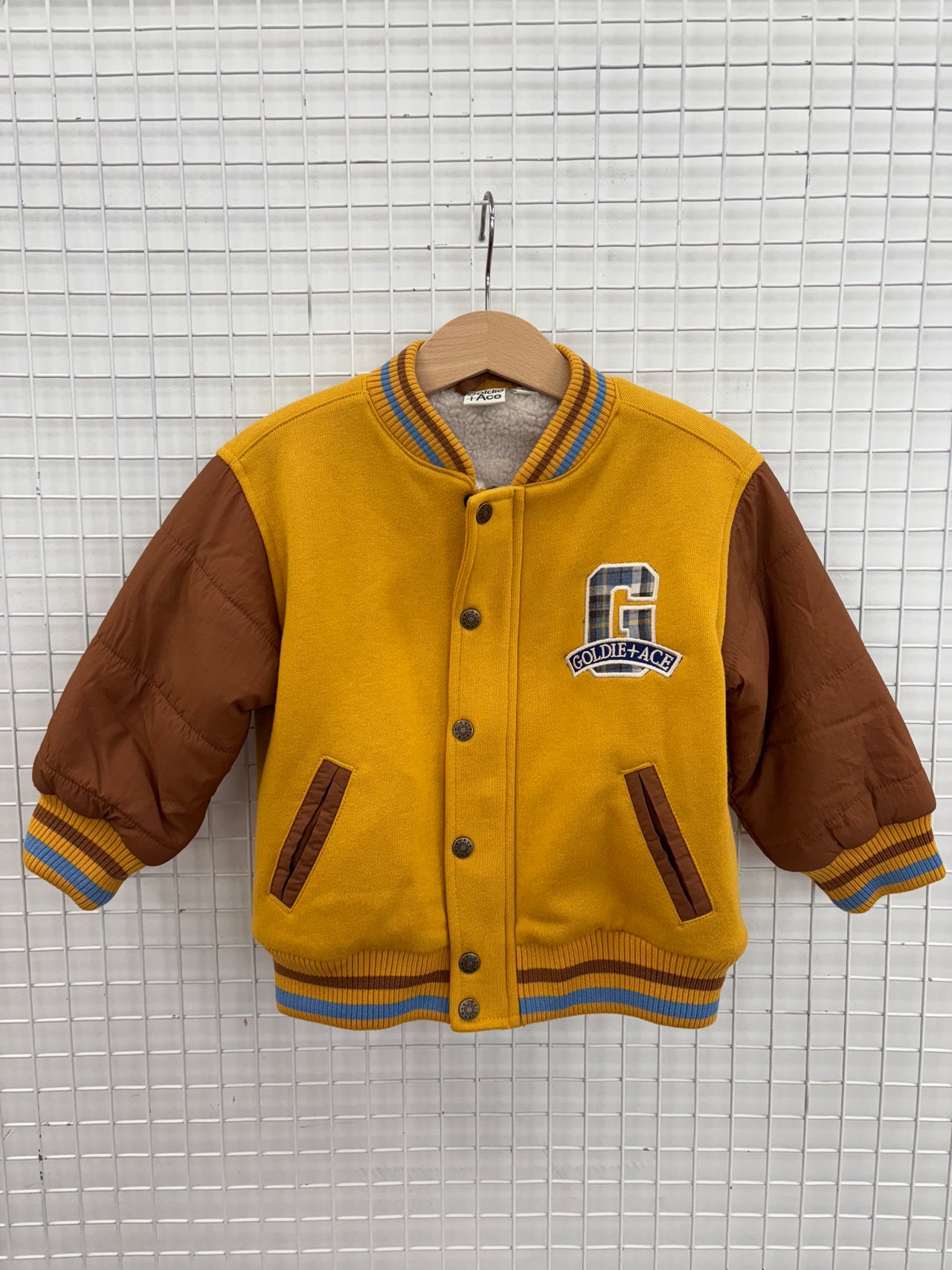 GOLDIE JACKET BROWN/GOLD - 1Y