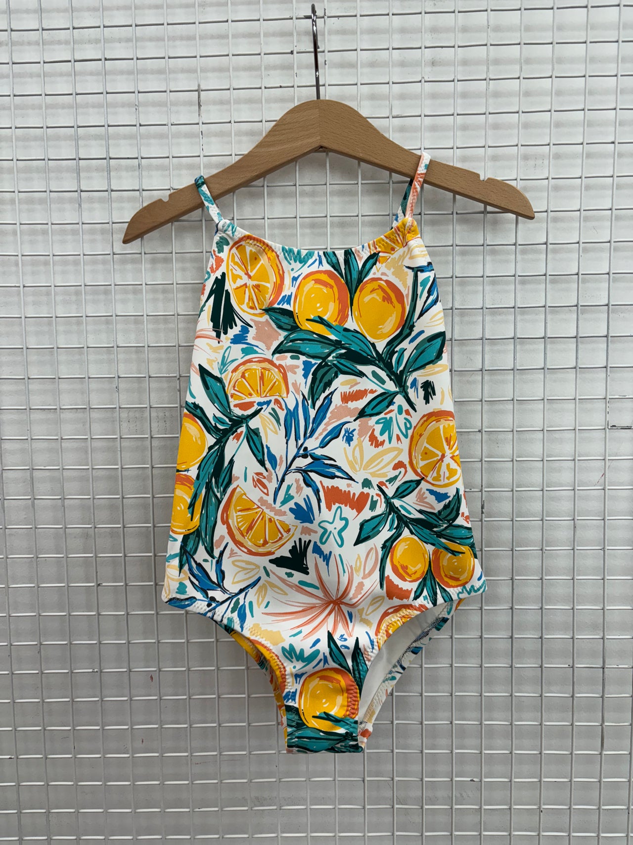 CROSS BACK BATHERS ORANGE ORCHARD - 5Y
