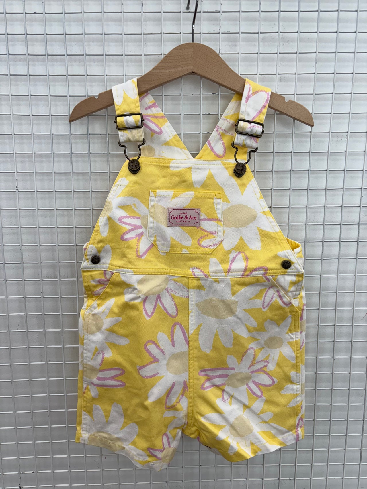 BUTTERCUP DAISY BURTON OVERALLS - YELLOW
