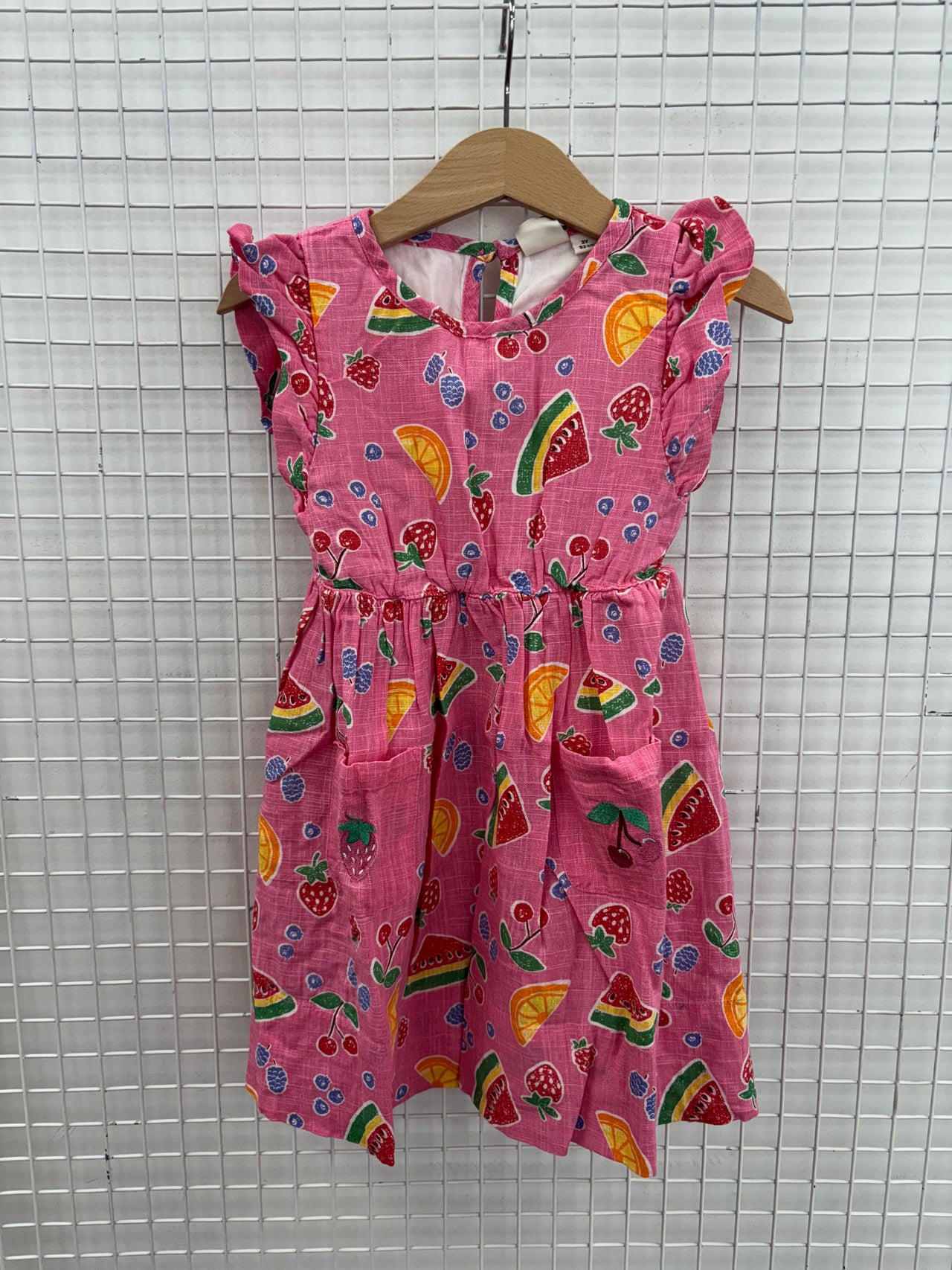 FRUIT SALAD LYLA DRESS - PINK
