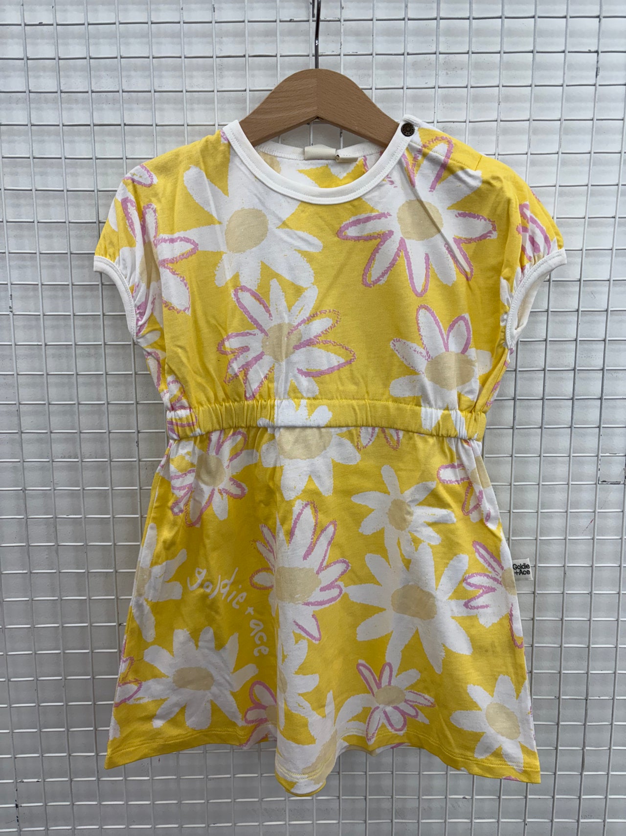 BUTTERCUP DAISY TAMMY T-SHIRT DRESS - YELLOW