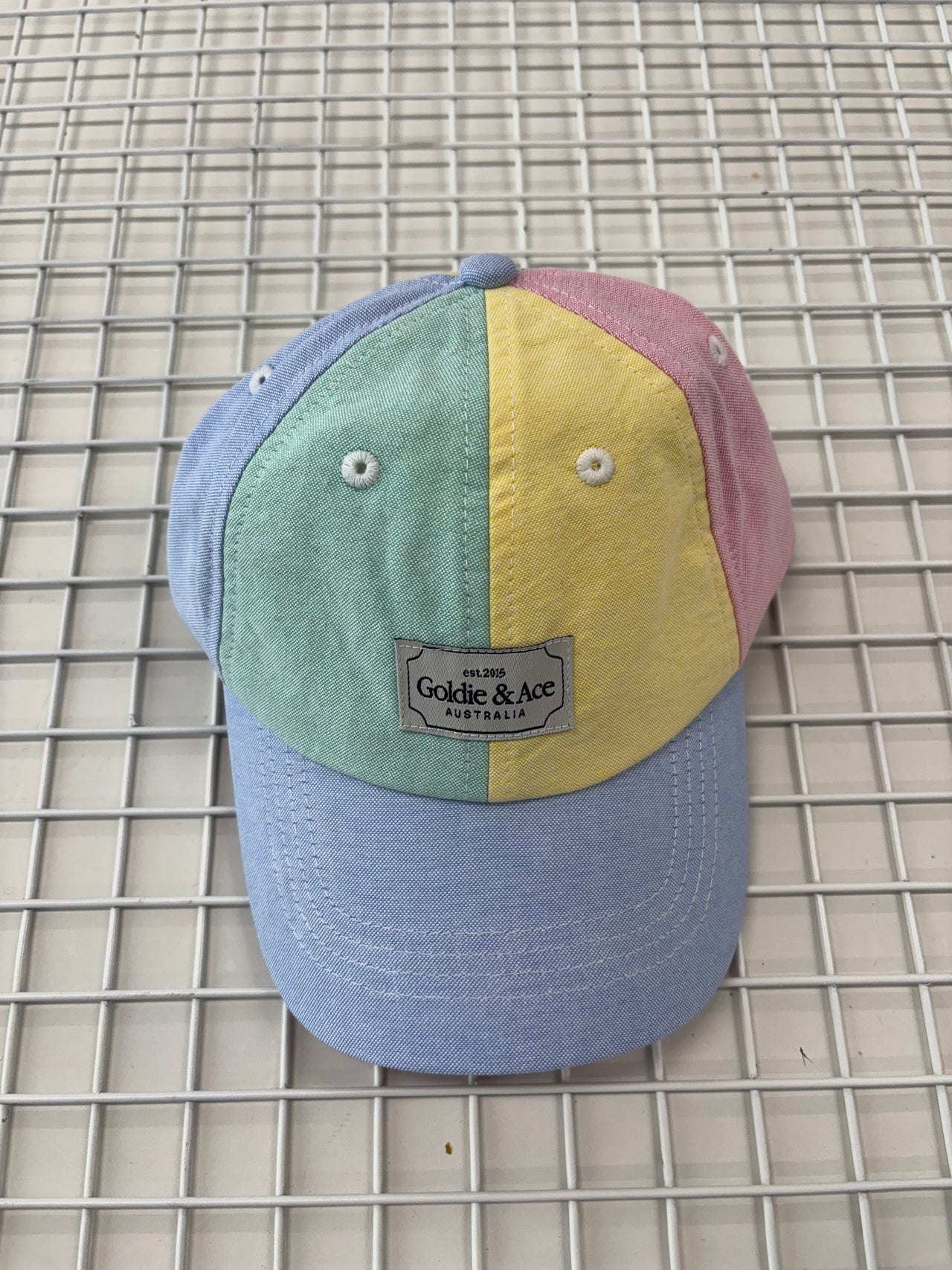TATE CAP - COLOUR BLOCK PASTEL