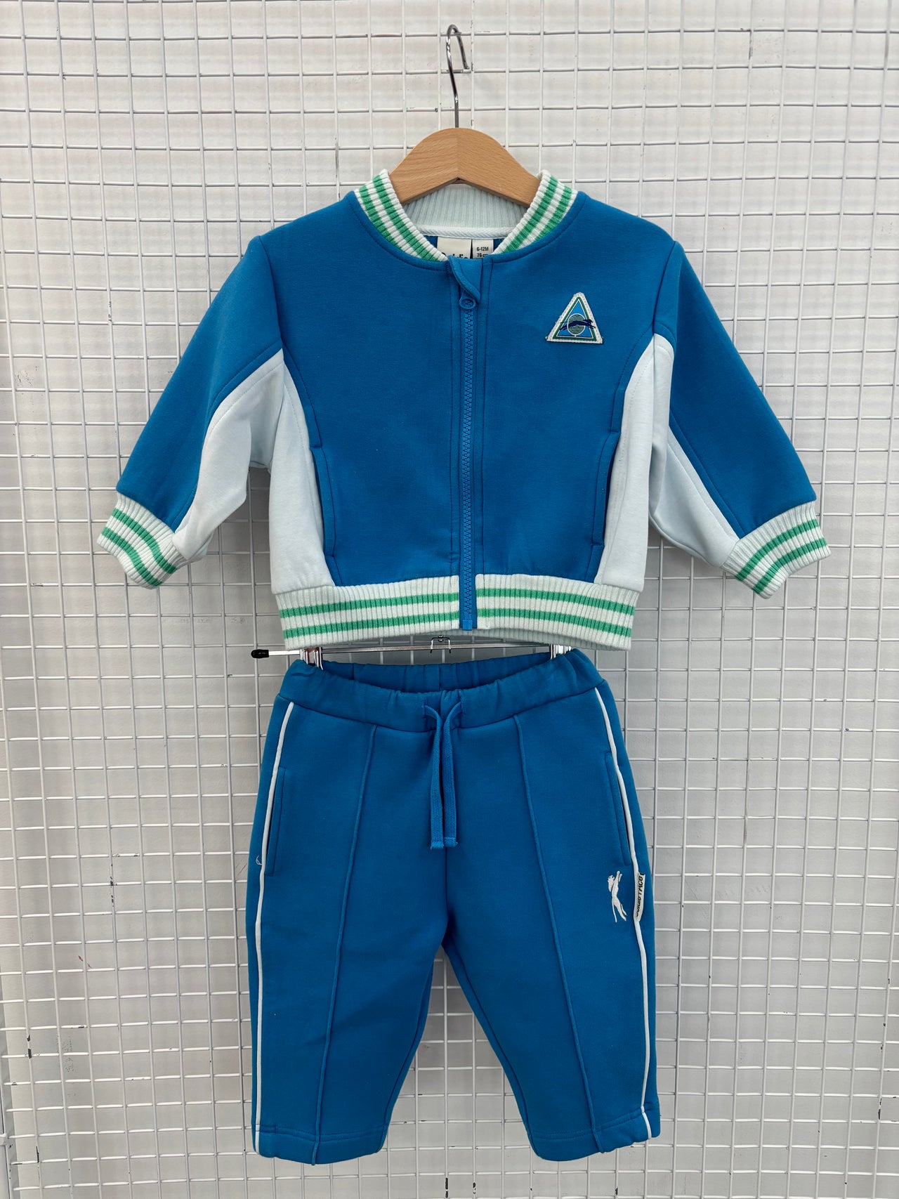 SLAZENGER LIGHT BLUE TRACK SET - 6-12M