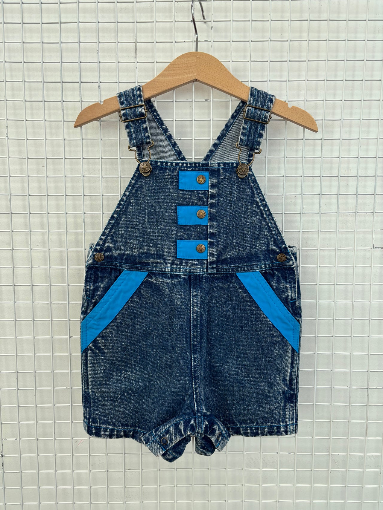BURTON LIGHT BLUE CARPENTER DENIM OVERALLS - 1Y
