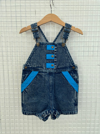 BURTON LIGHT BLUE CARPENTER DENIM OVERALLS - 1Y