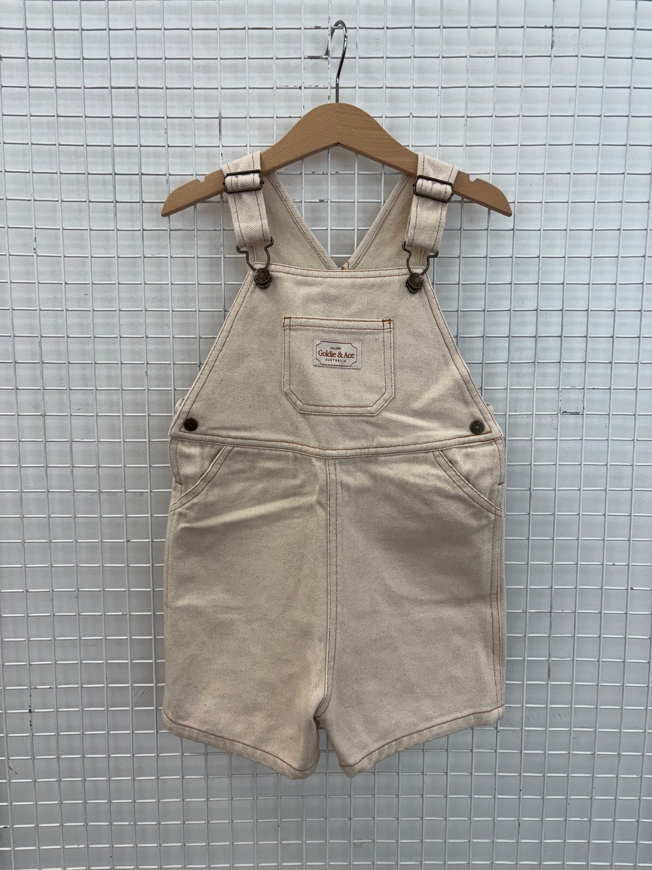 BURTON DENIM OVERALLS - OAT