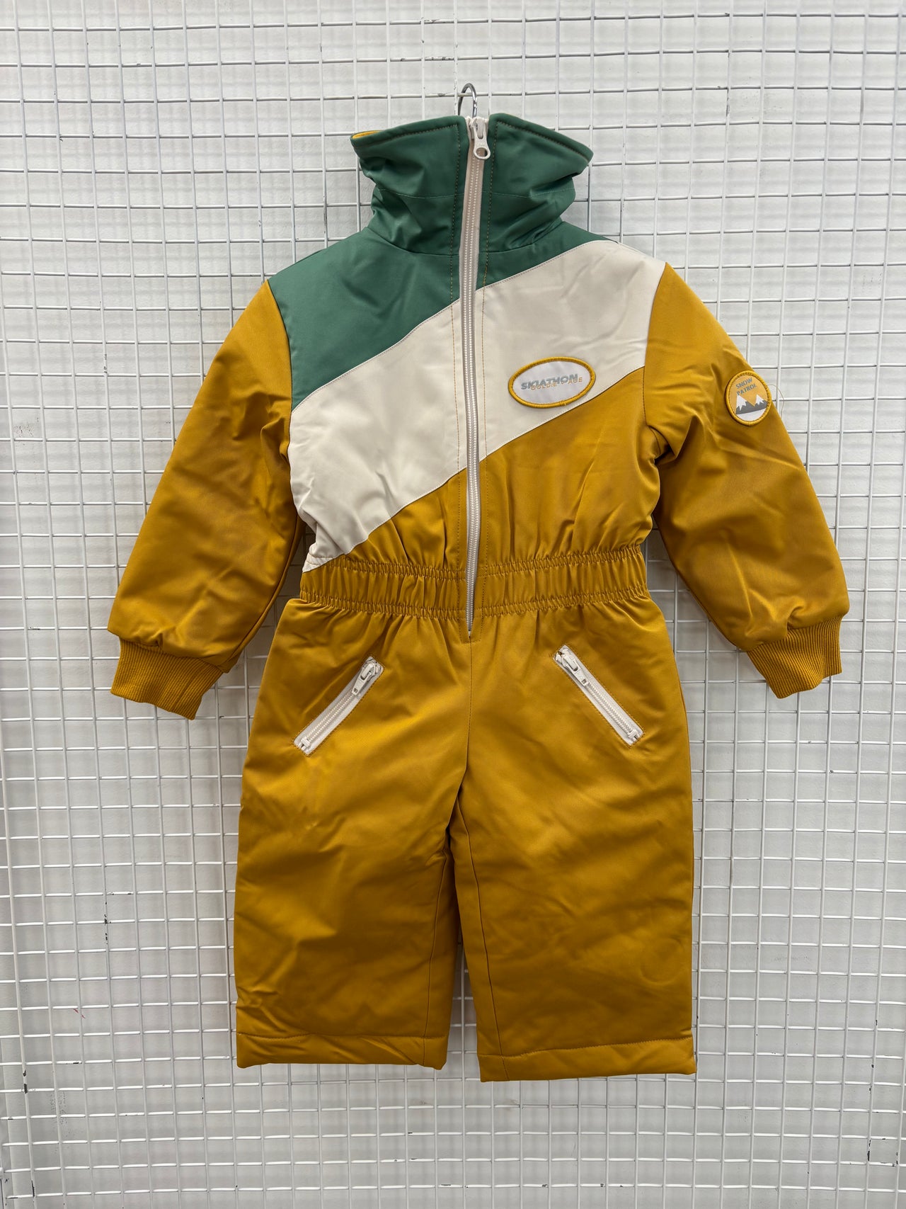 RETRO SNOW SUIT - MUSTARD