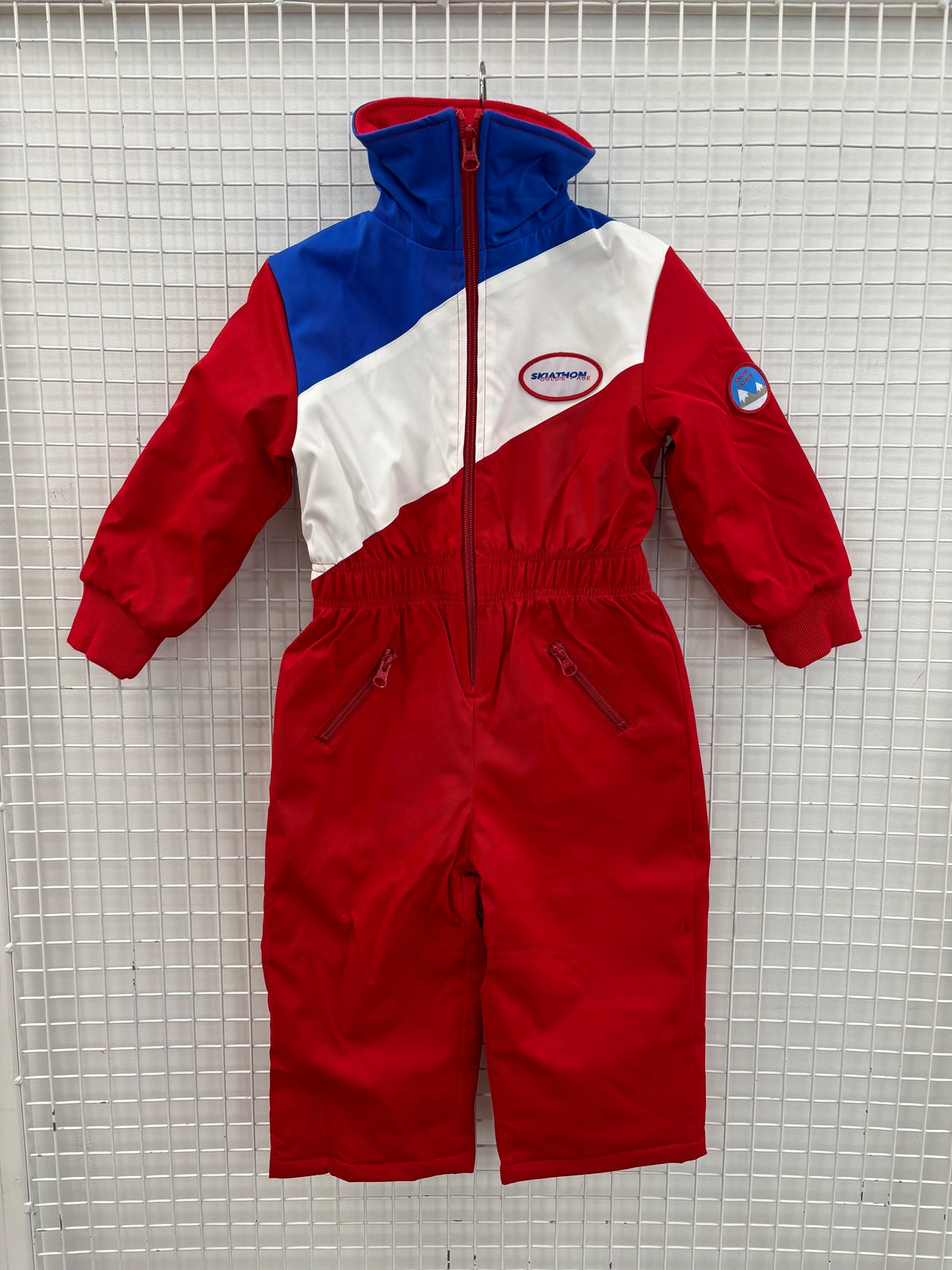 RETRO SNOW SUIT - RED