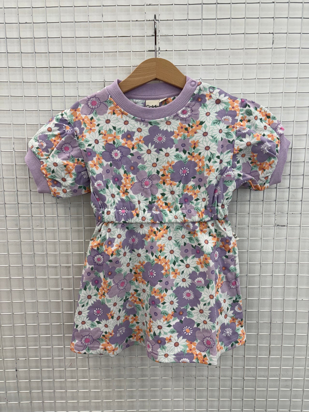 MOLLY SHORT SLEEVE DRESS - FLORA