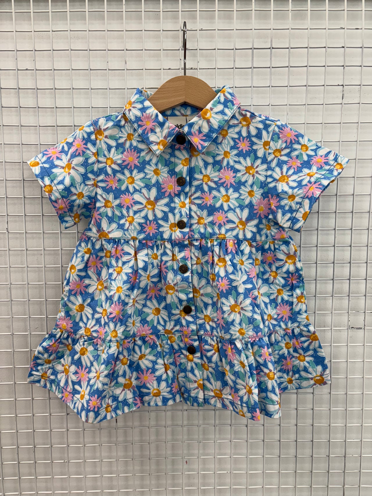MONICA DRESS SEASIDE DAISY - 6-12M