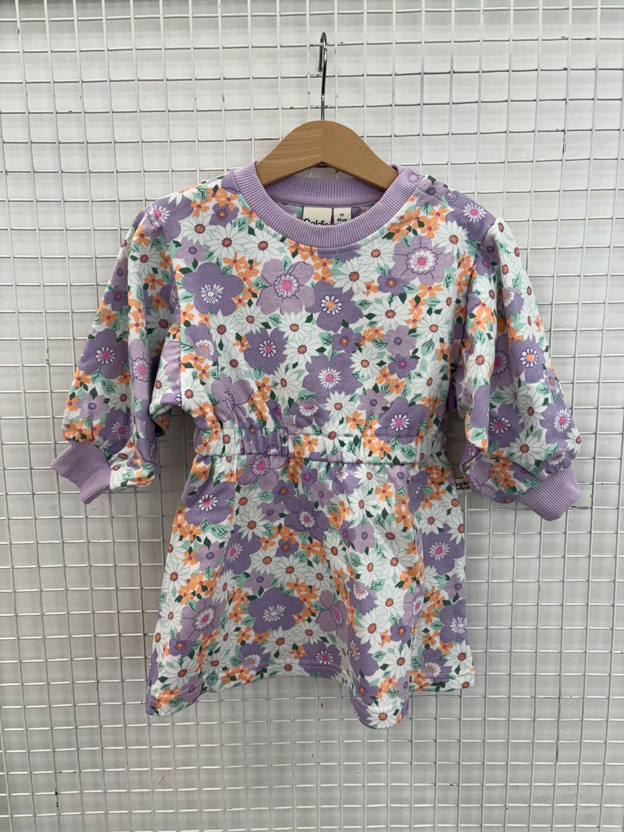 LEAH LONG SLEEVE DRESS - FLORA