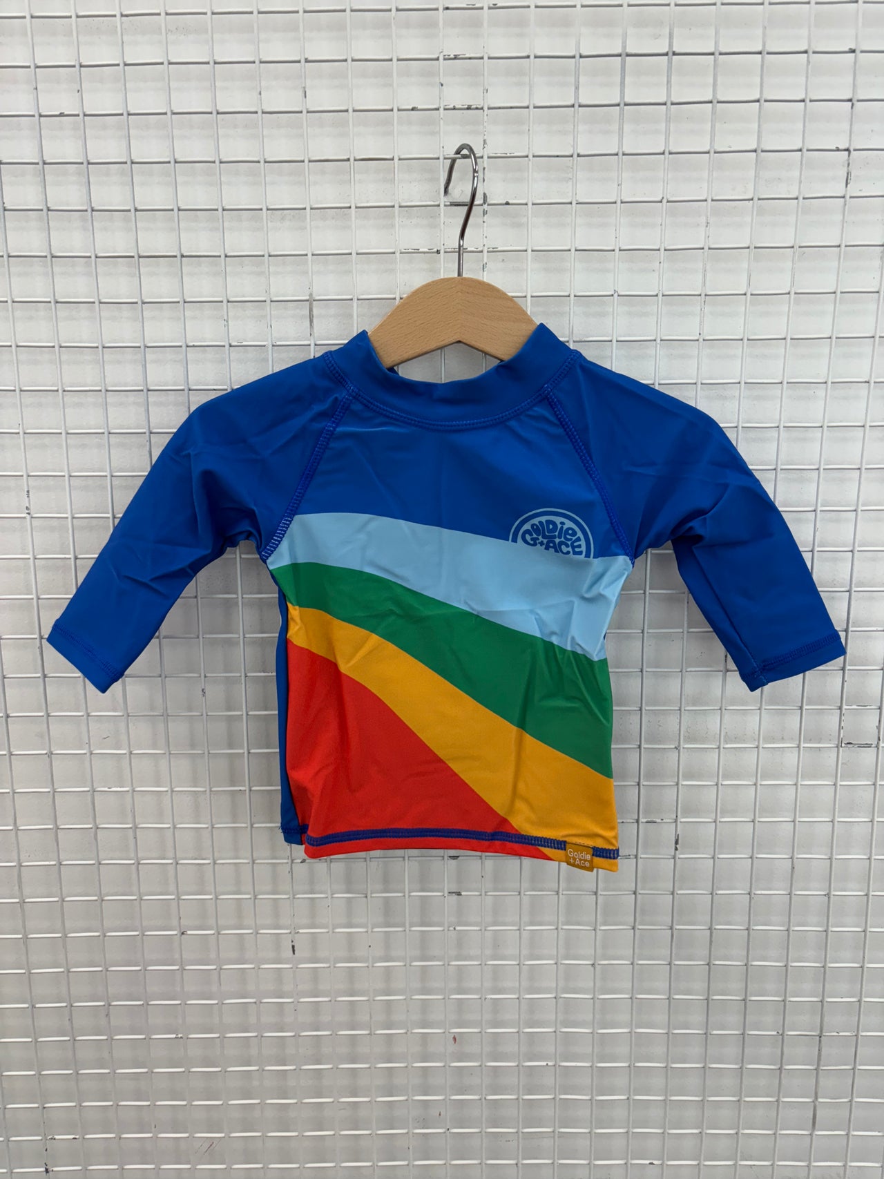WAVE RASHGUARD BLUE - 3-6M