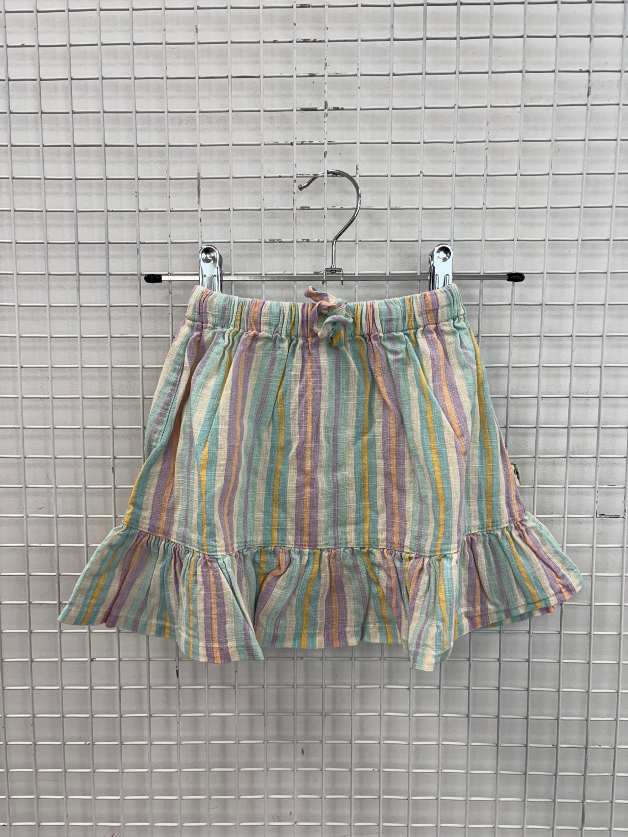 LIOR LINEN SKIRT - RESORT STRIPE
