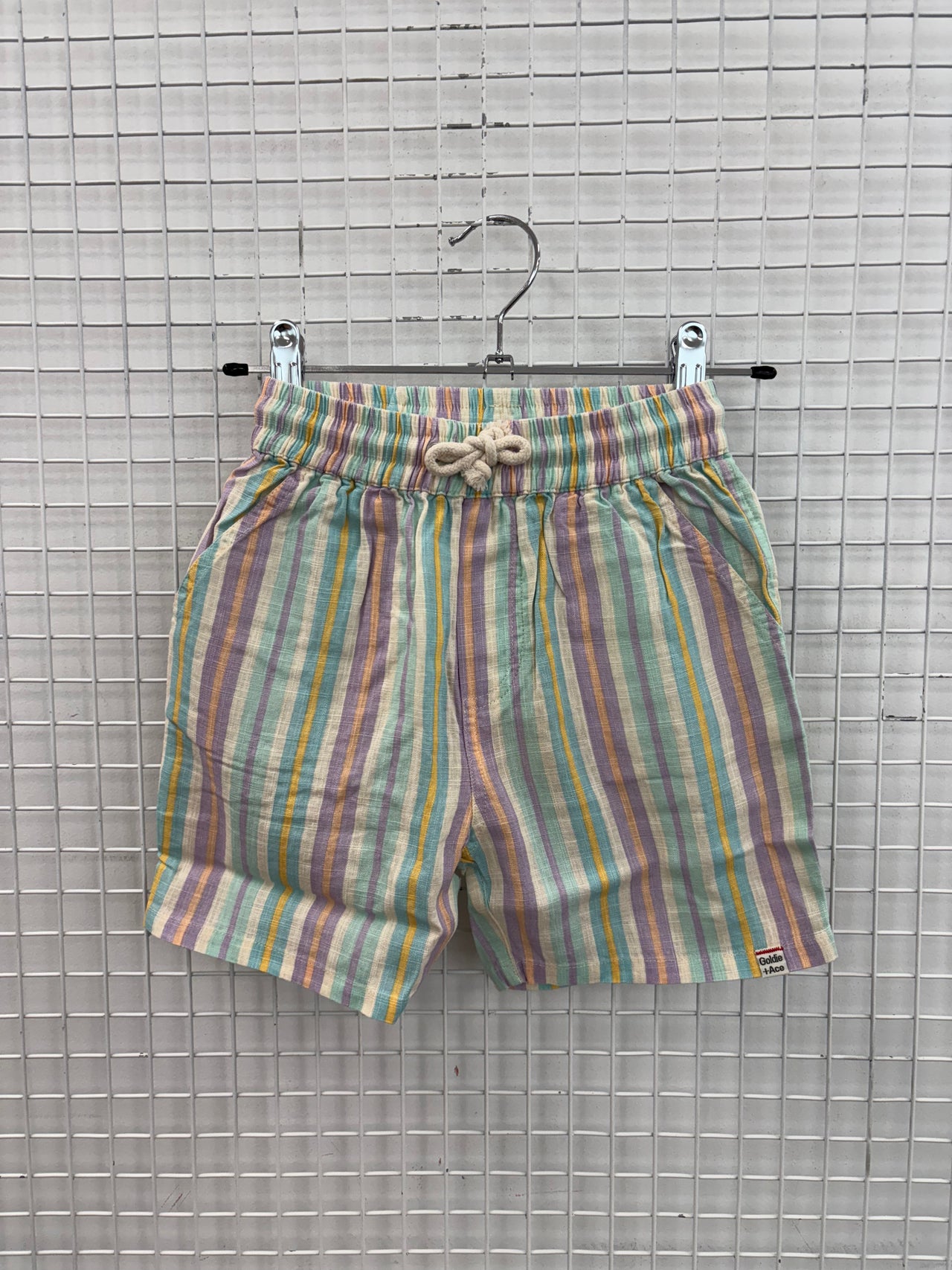 NOAH LINEN SHORTS - RESORT STRIPE