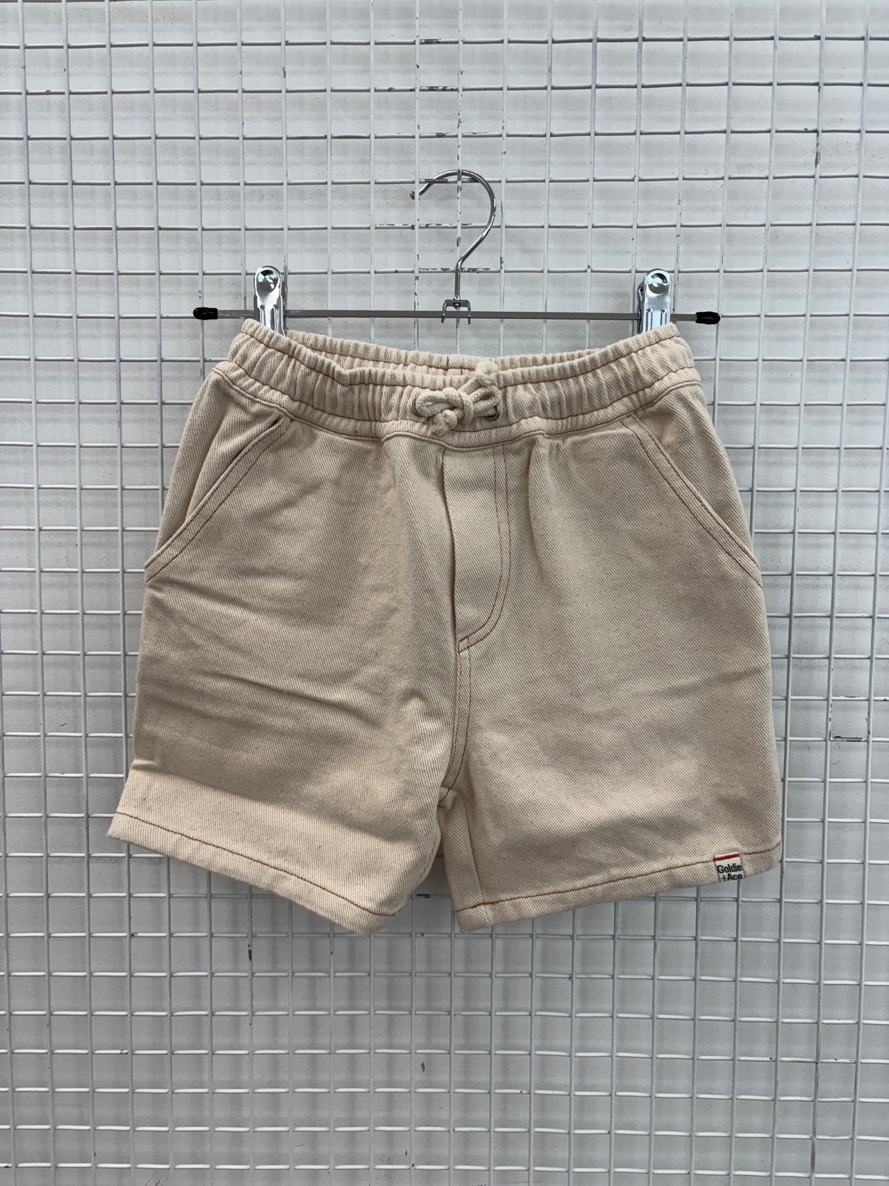 NOAH DENIM SHORTS OAT - 6Y