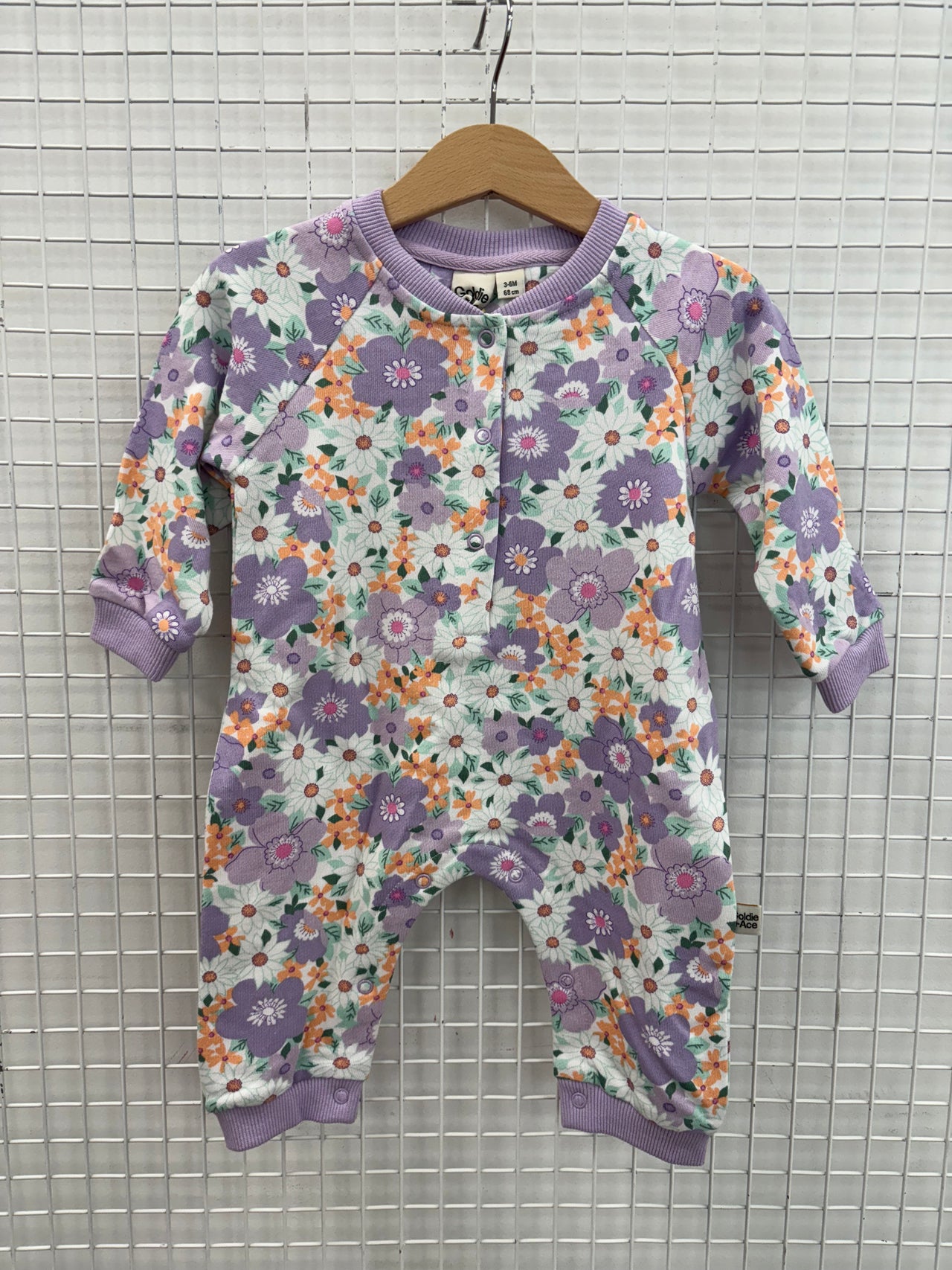 FLORA RELAXED TERRY ROMPER
