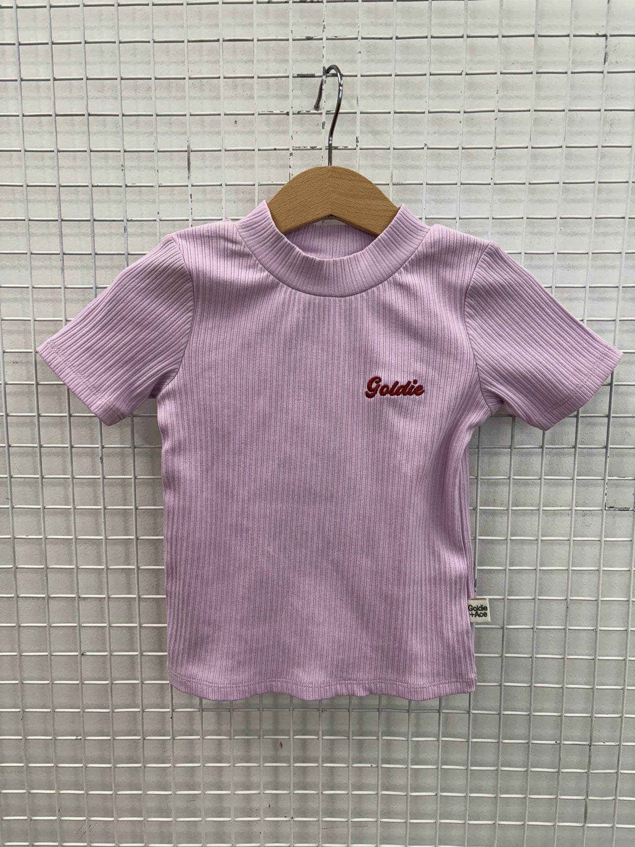 RIB T-SHIRT LAVENDER - 2Y
