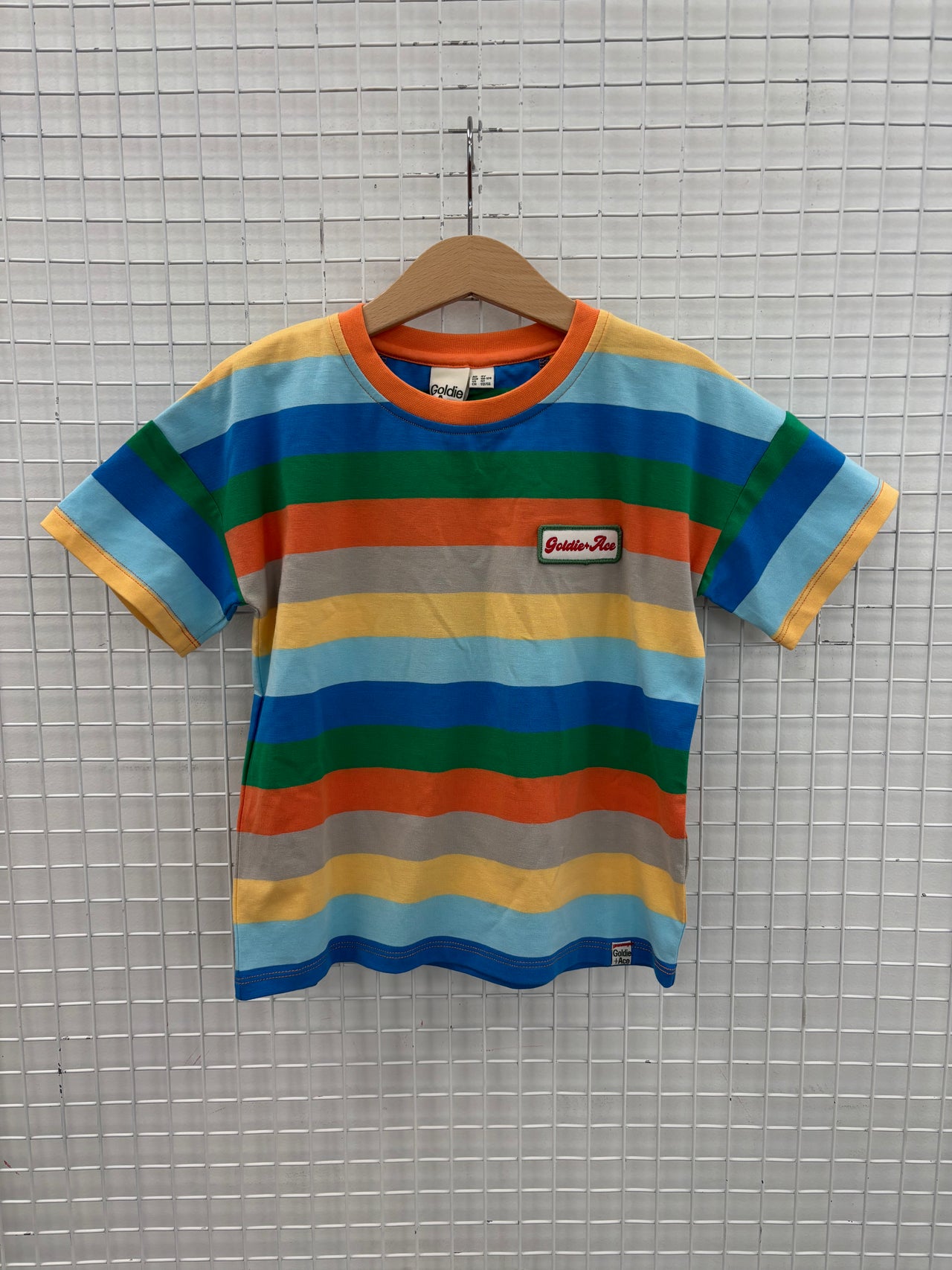 BRIGHT STRIPE LOGO T-SHIRT