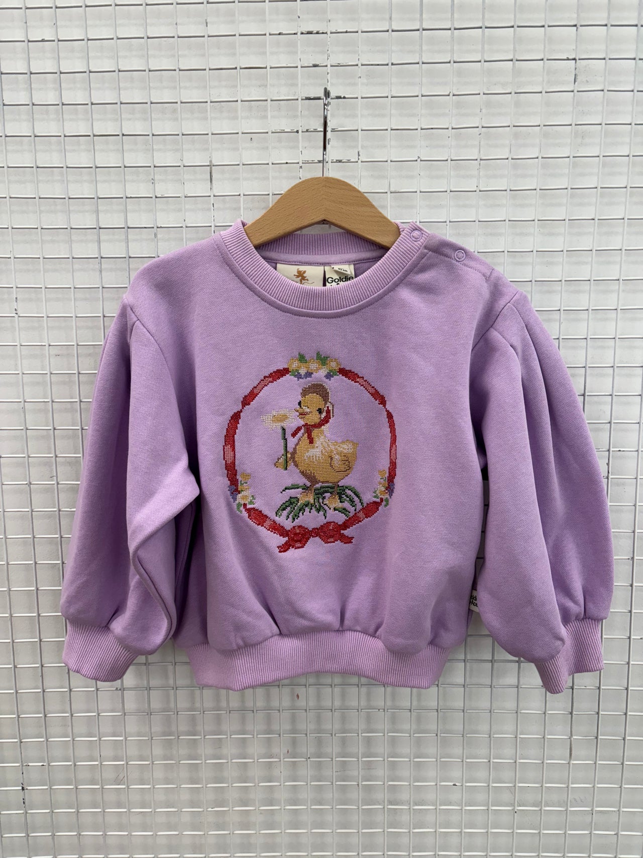 SHIRLEY BARBER SWEATER LIGHT PURPLE - 2Y