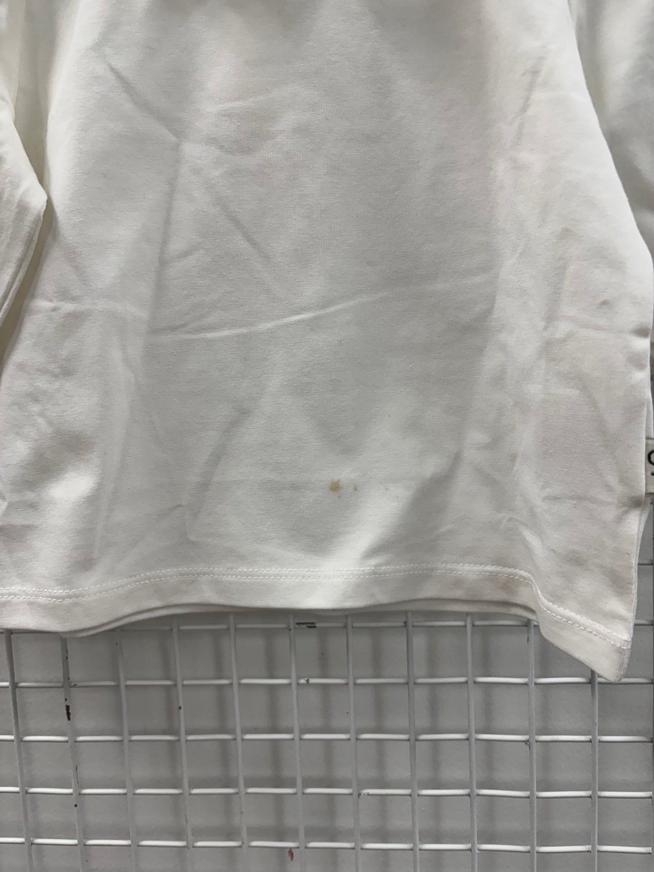 LAURA PUFF LONG SLEEVE TOP - 6-12M (STAIN ON FRONT)