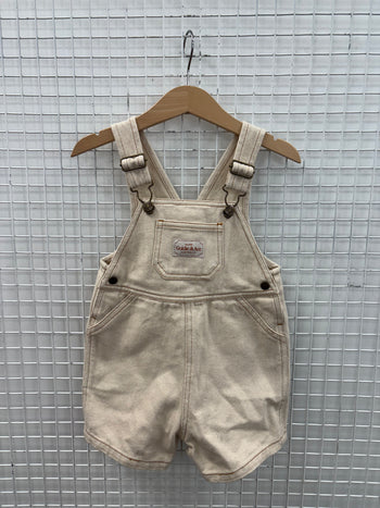 BURTON DENIM OVERALLS OAT - 1Y (RED TEXTA MARK)