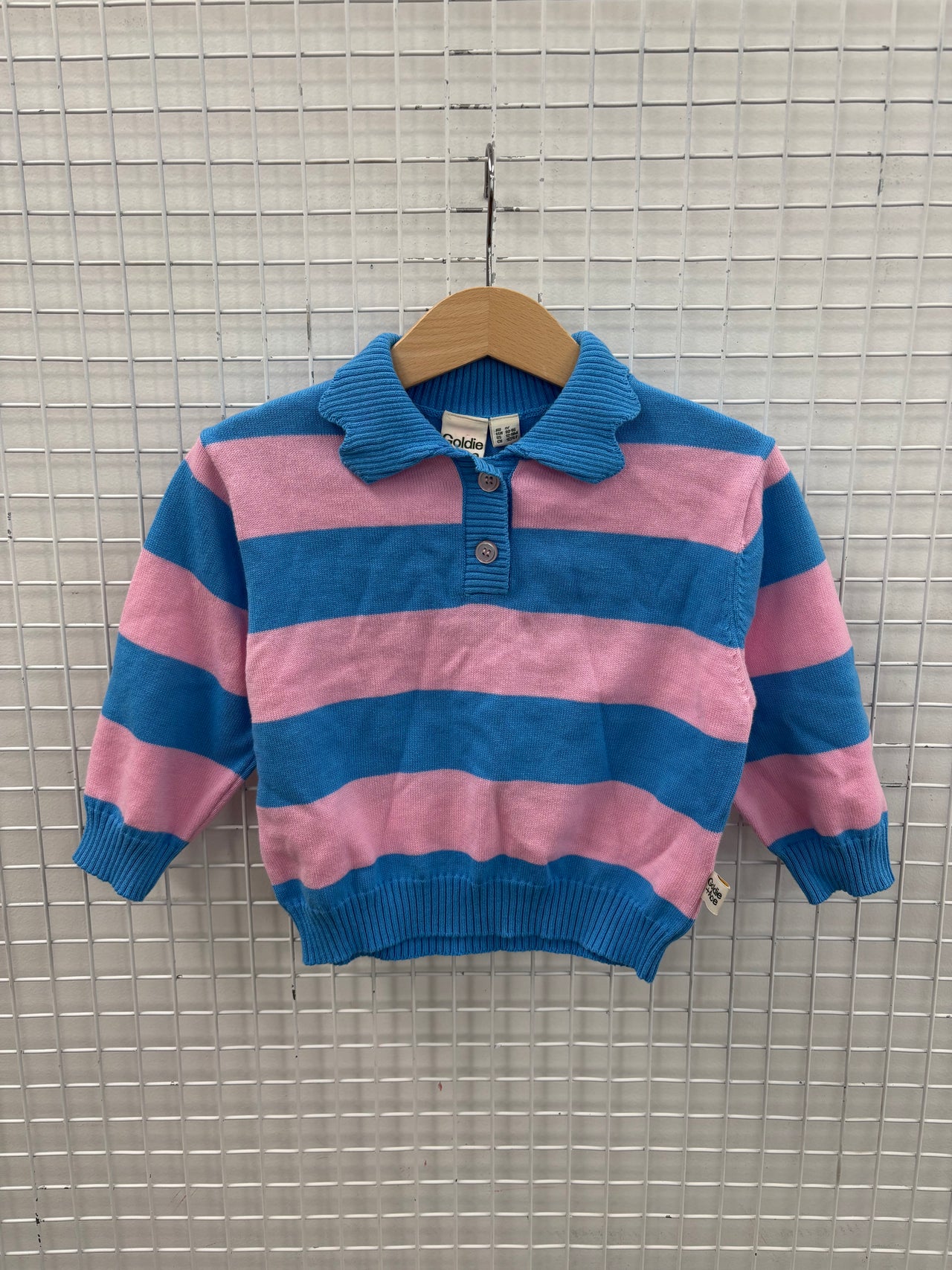 AVA COLLARED KNIT - 1Y (RED TEXTA MARK)