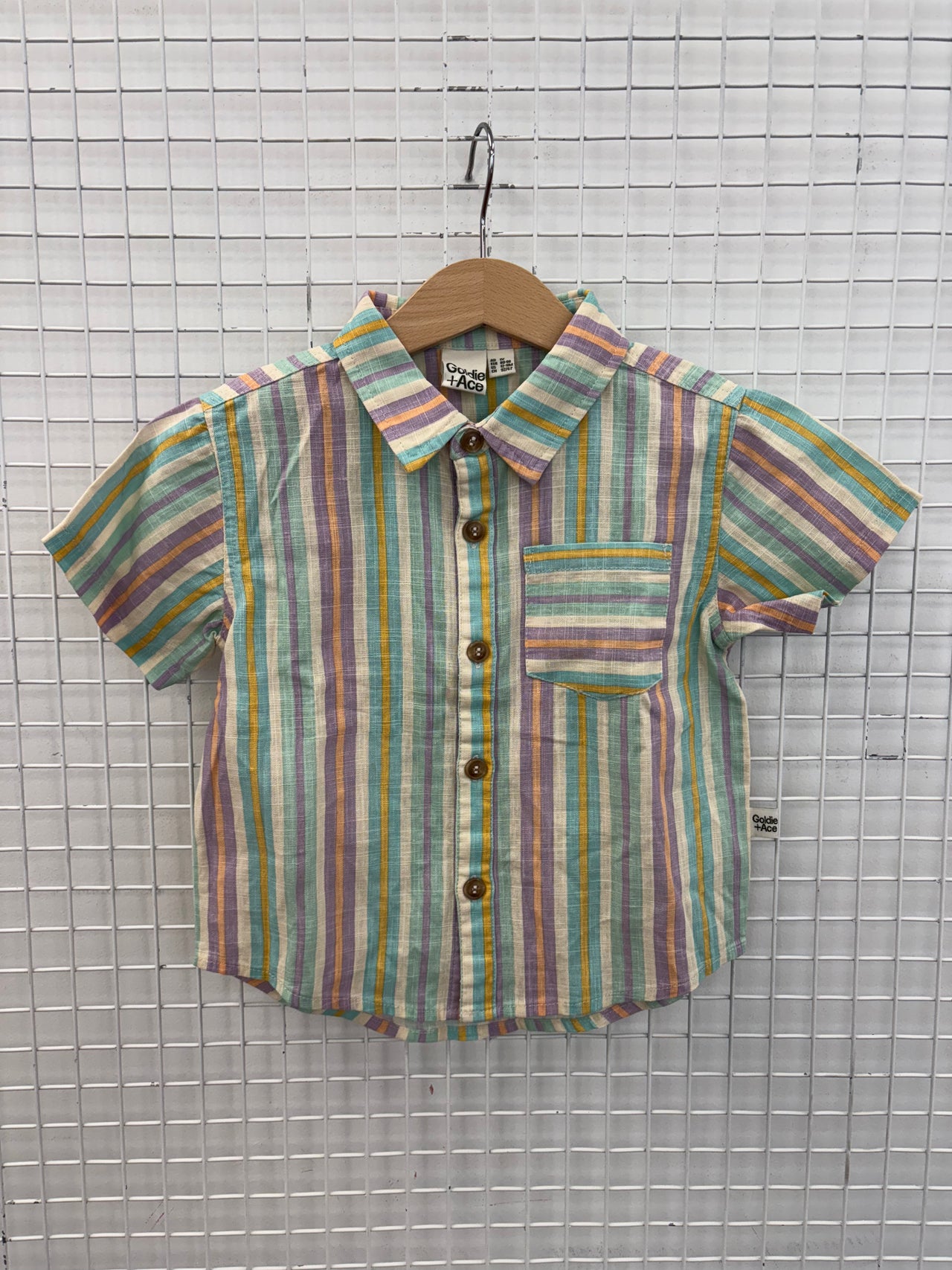 HOLIDAY LINEN SHIRT - RESORT STRIPE