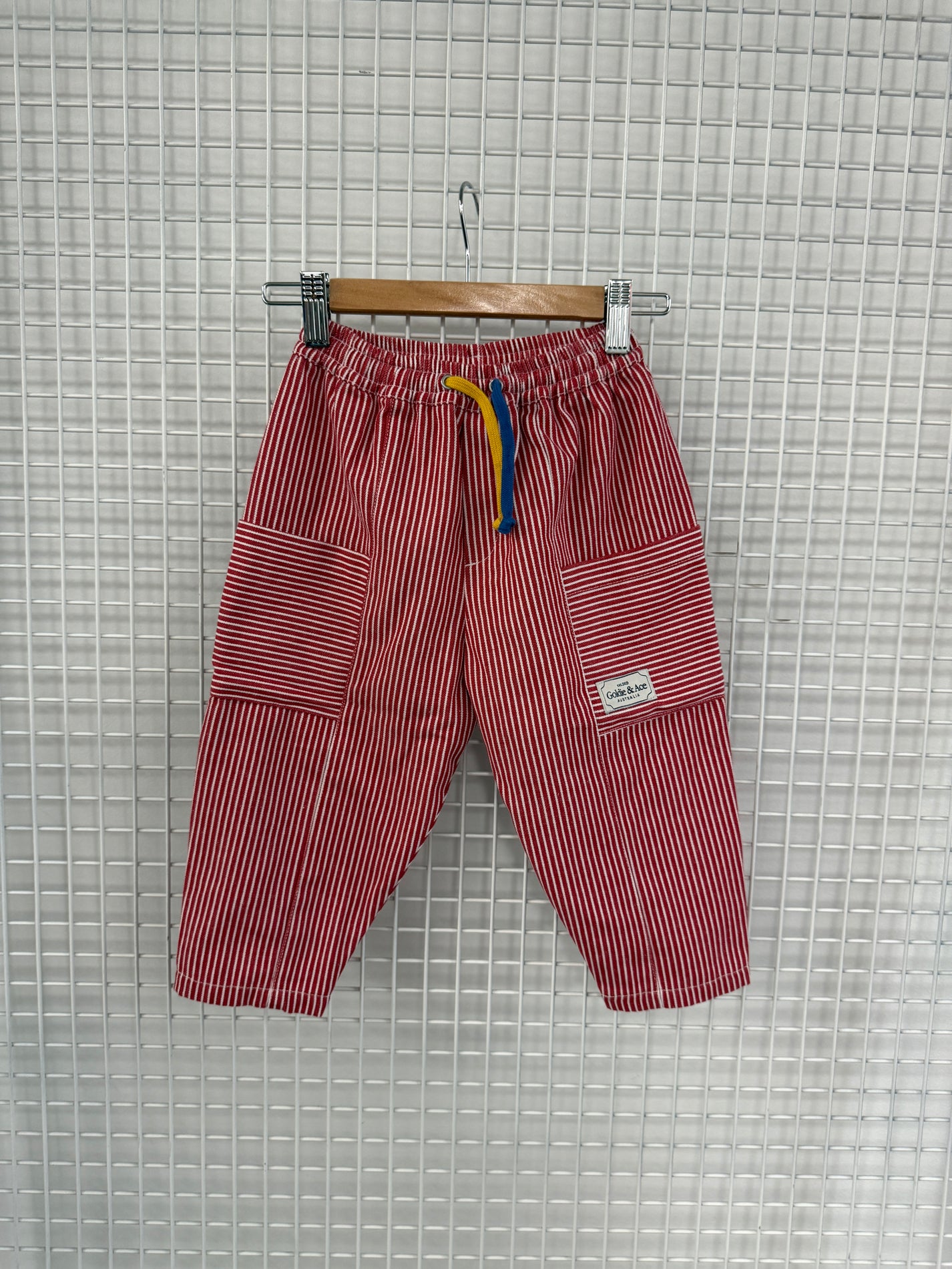 RED STRIPE PANT (SAMPLE FABRIC MAY PILL)