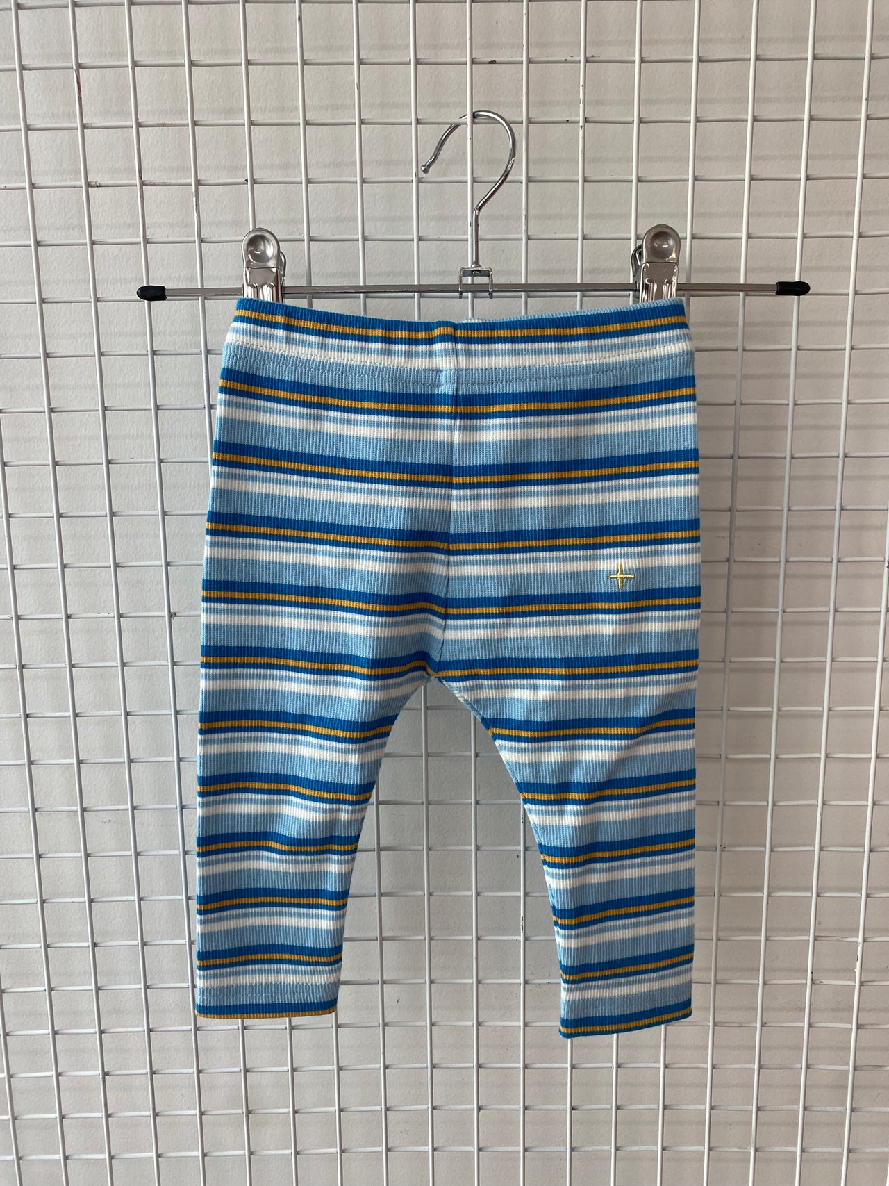 RIB LEGGINGS - SKY STRIPE