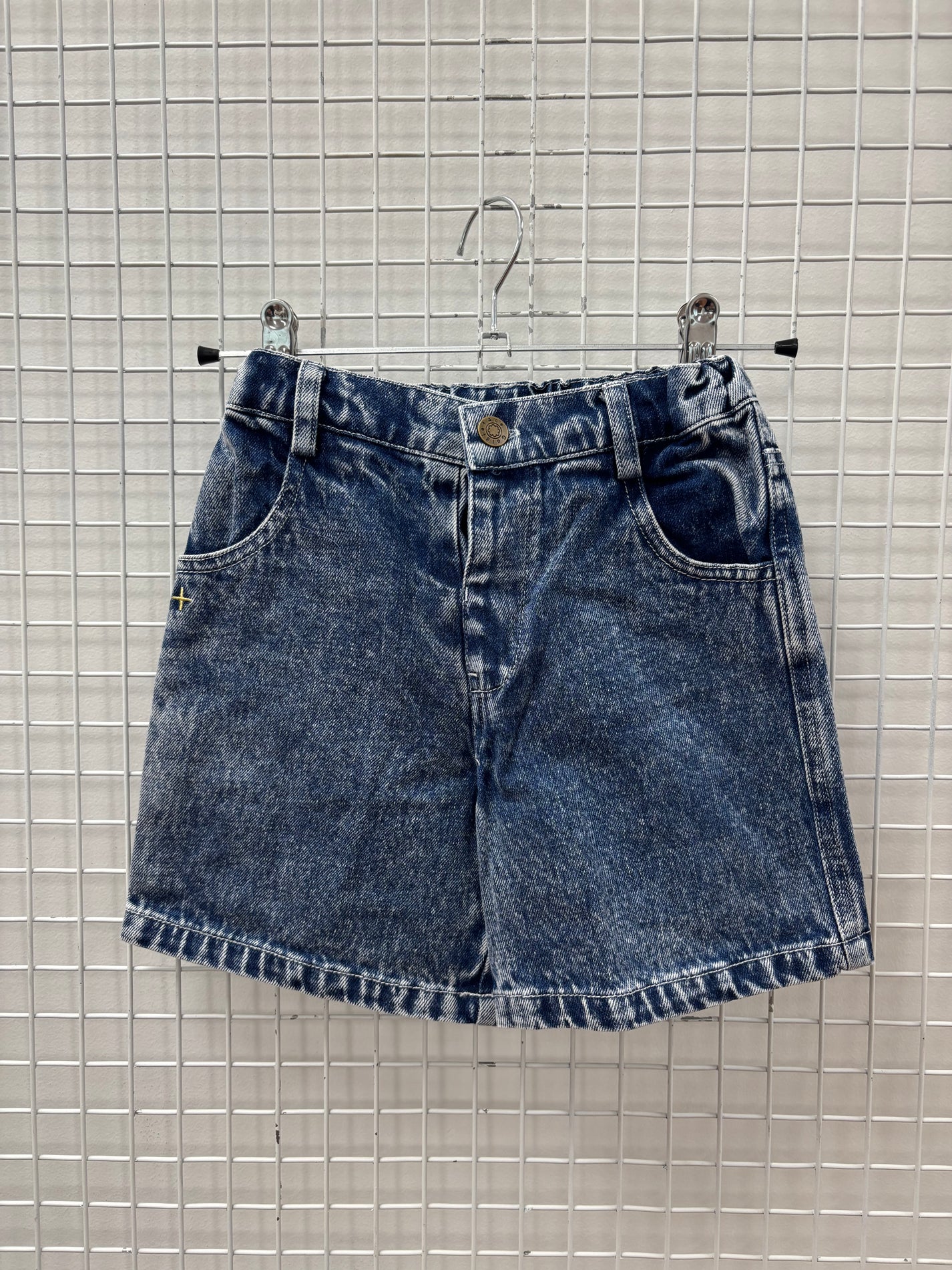 CARPENTER DENIM SHORTS